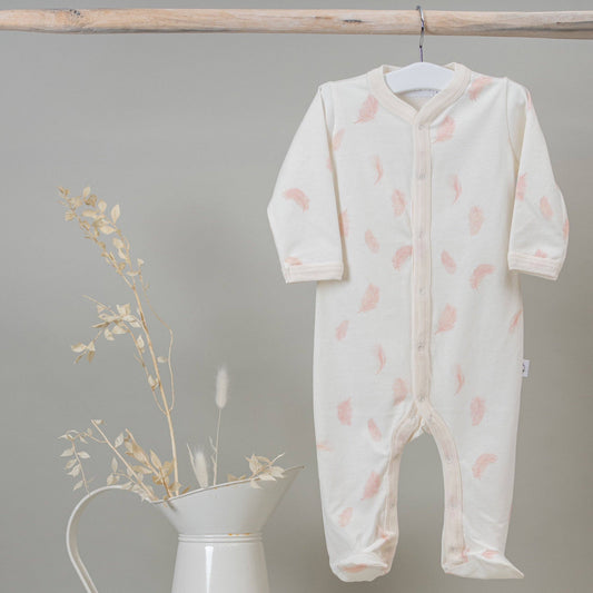 Ciconia Organics Falling Feather Sleepsuit