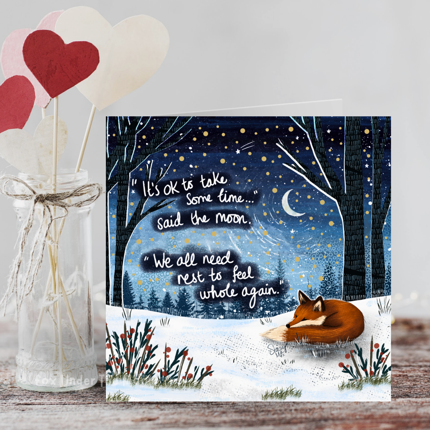 Fox under the Moon - 'Whole Again' - Greeting Card From Fox Under The Moon