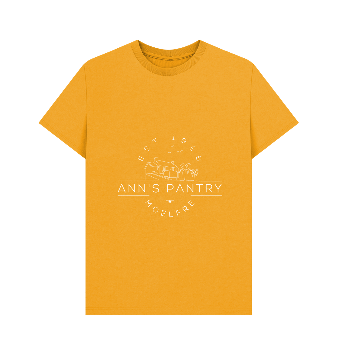 Mustard Ann's Pantry Unisex Logo 1 T-shirt