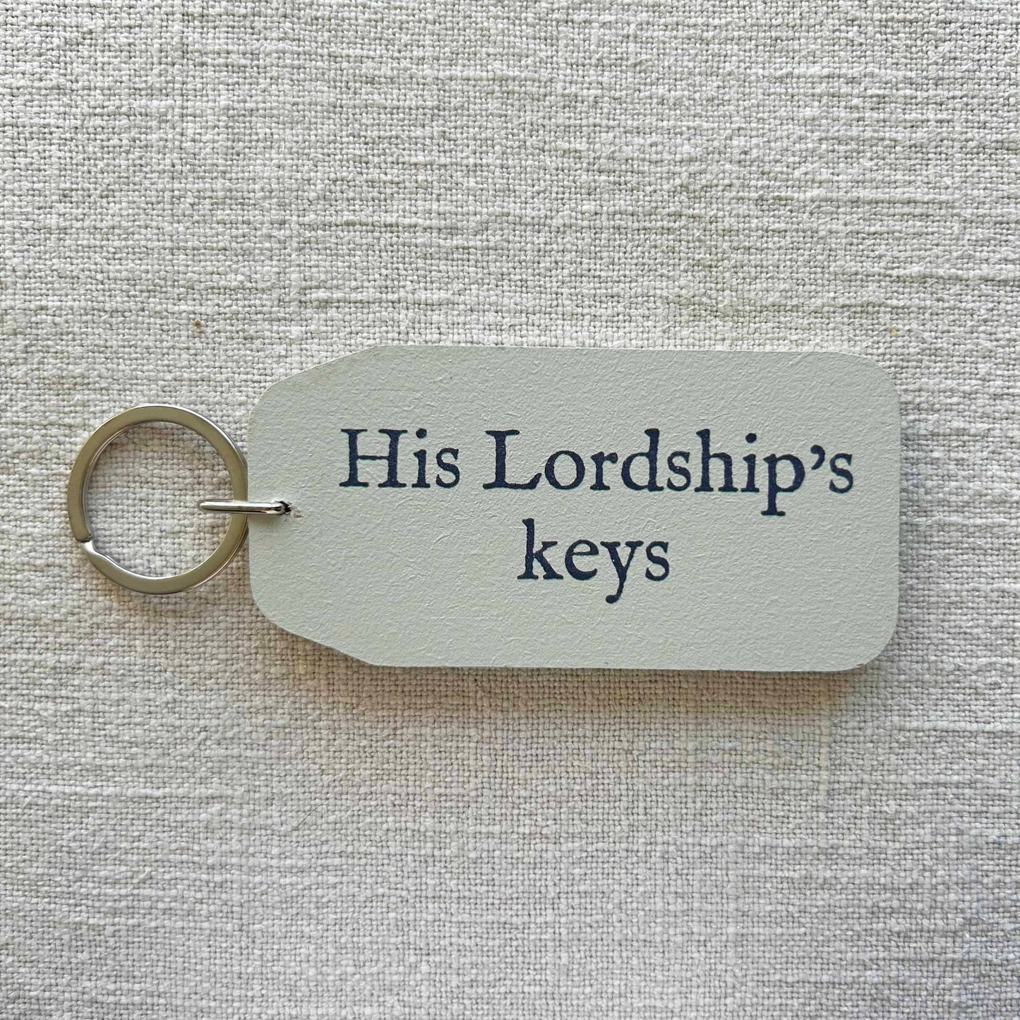 The Wooden Postcard Company - HIS LORDSHIP'S KEYS Wooden Key Tag