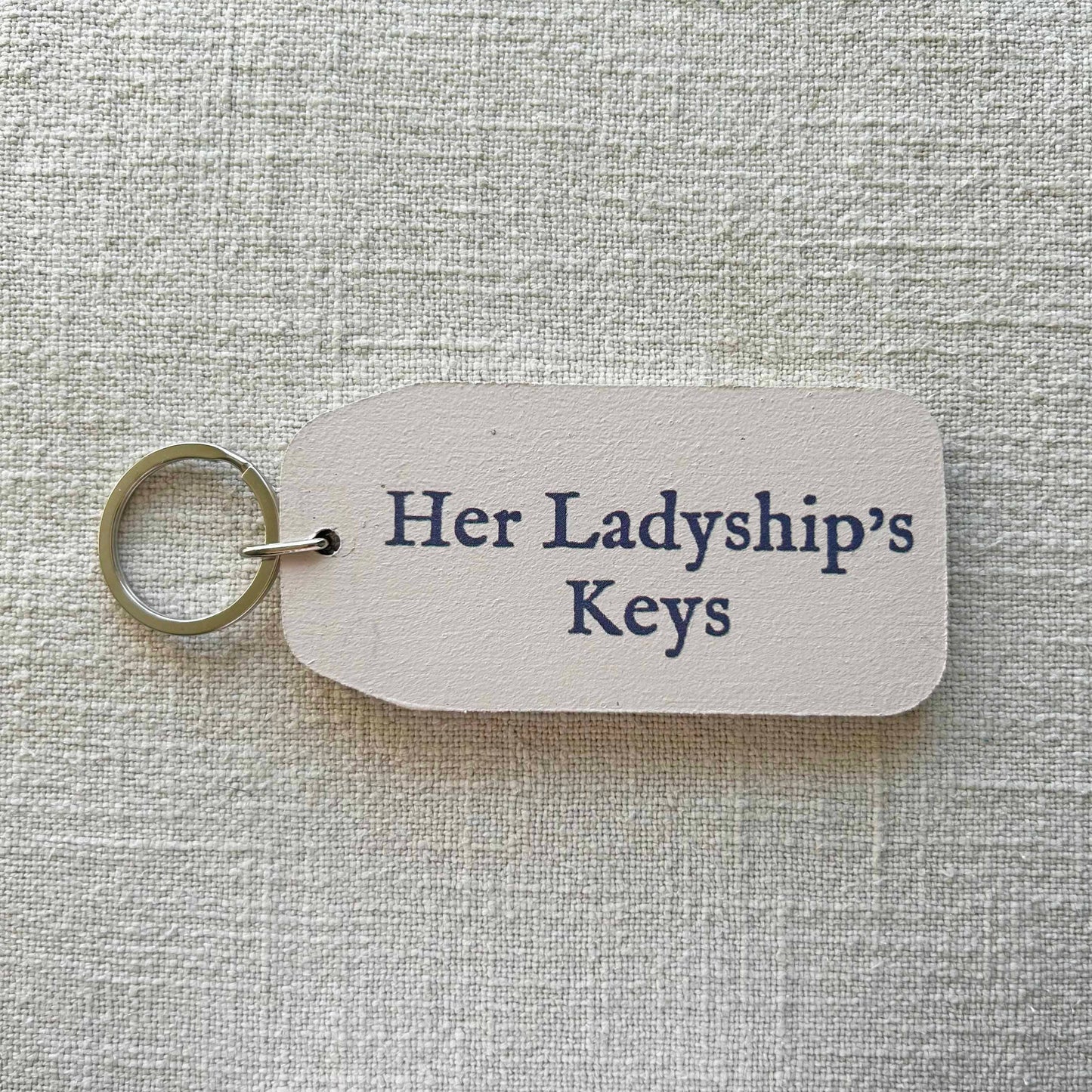 The Wooden Postcard Company - HER LADYSHIP'S KEYS Wooden Key Tag