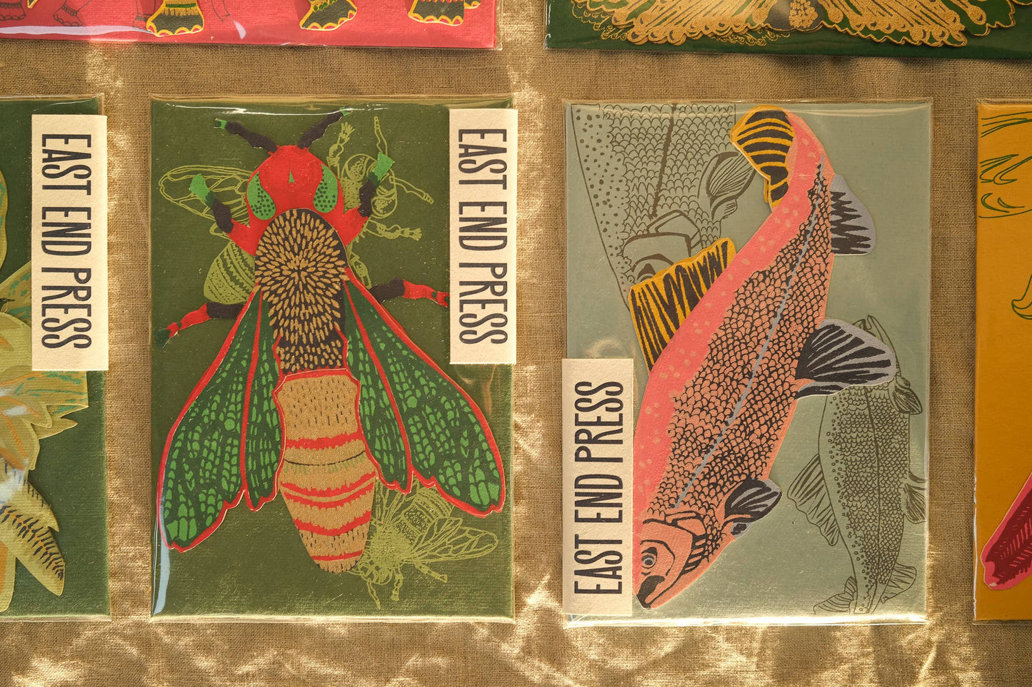 East End Press Salmon Greeting Card: C5