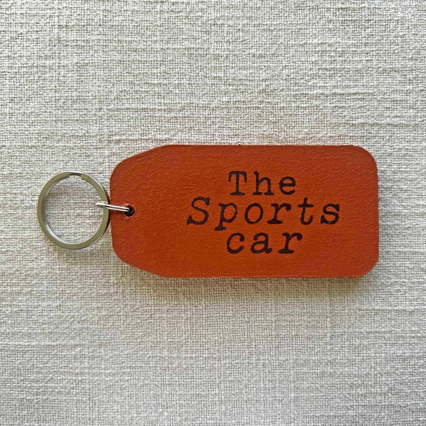 The Wooden Postcard Company - The Sports Car - Wooden Key Tag