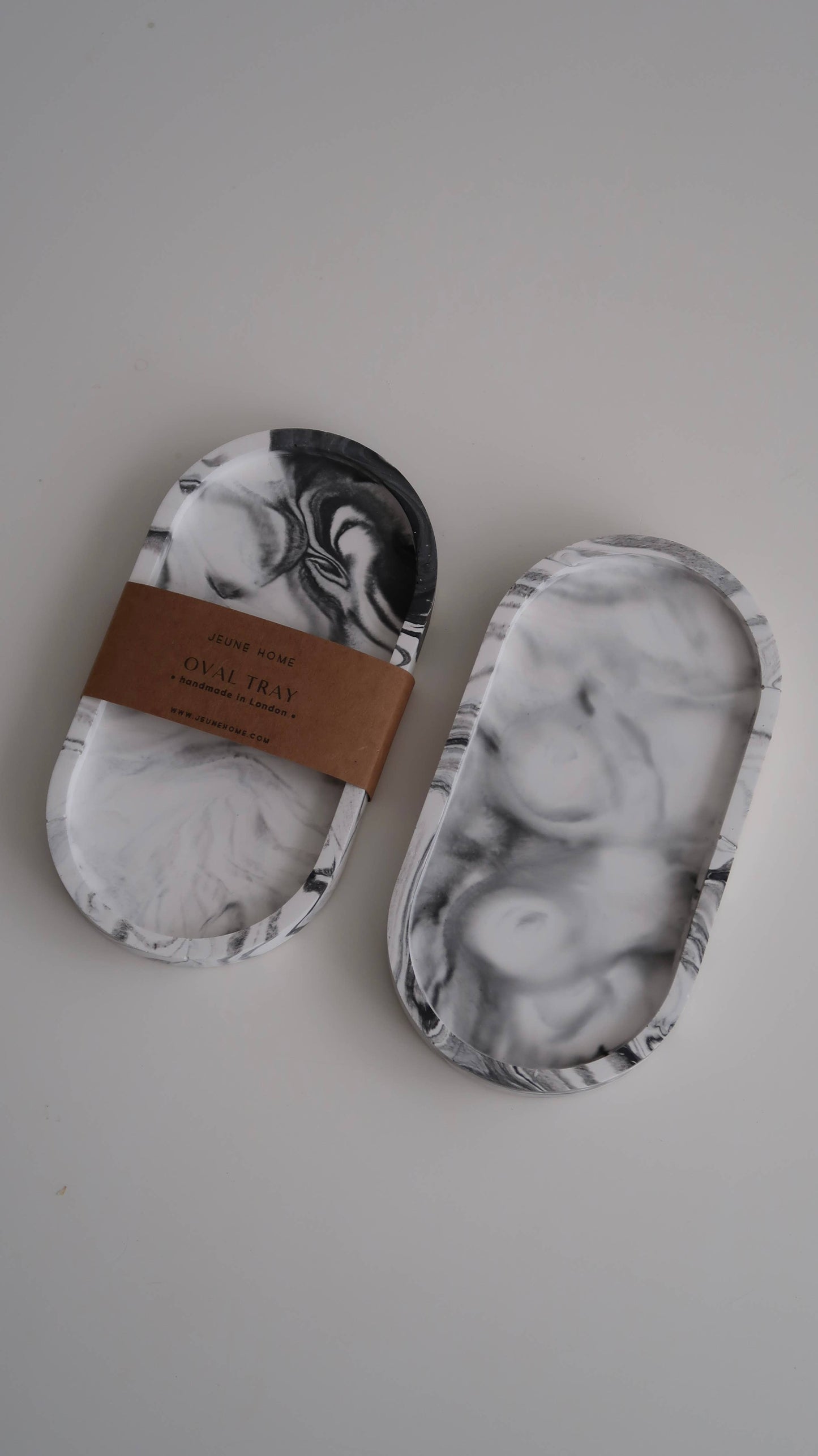 Jeune Home - Oval Concrete Tray | tray for candles | jewellery tray