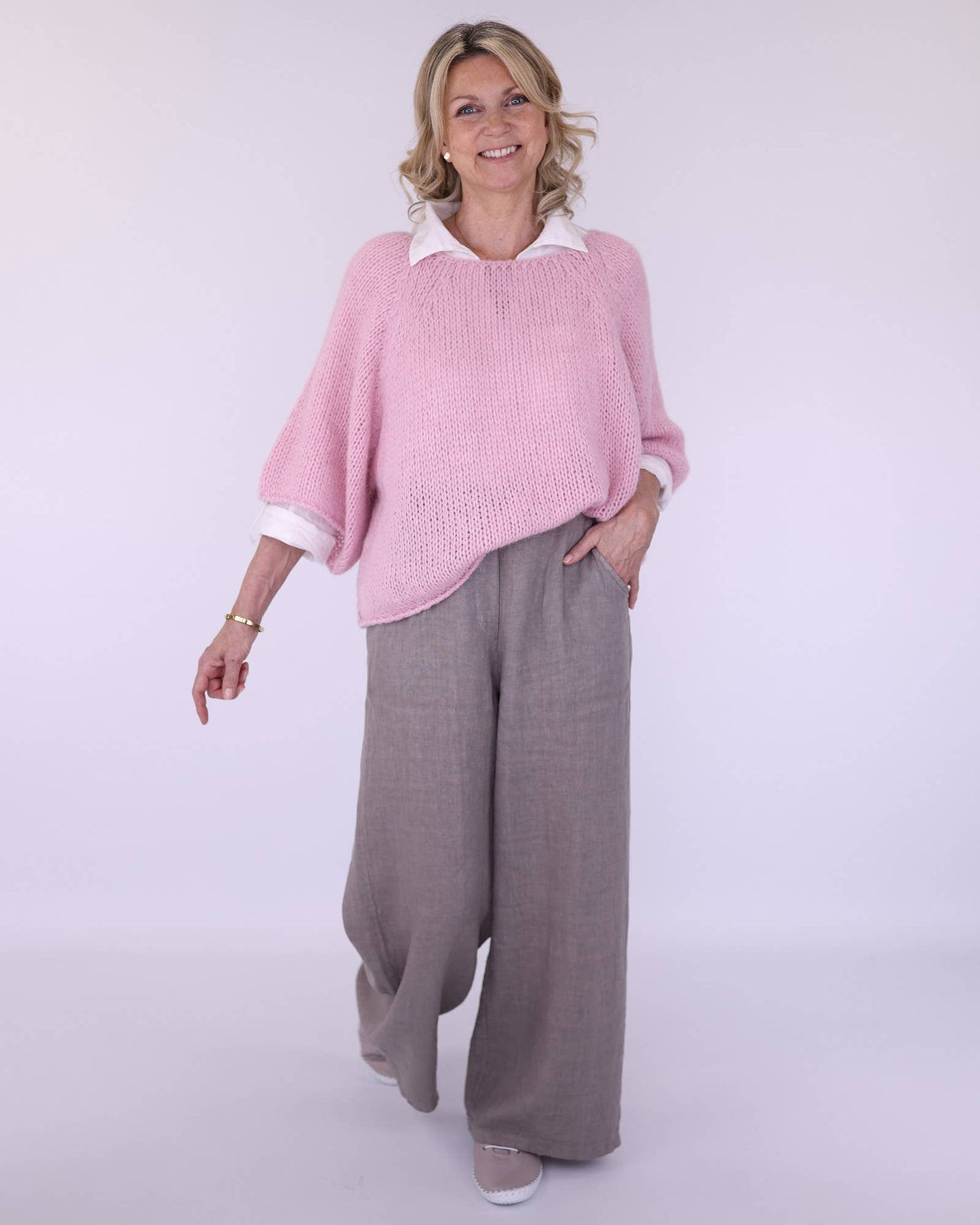 Alpaca Blend Swing Jumper