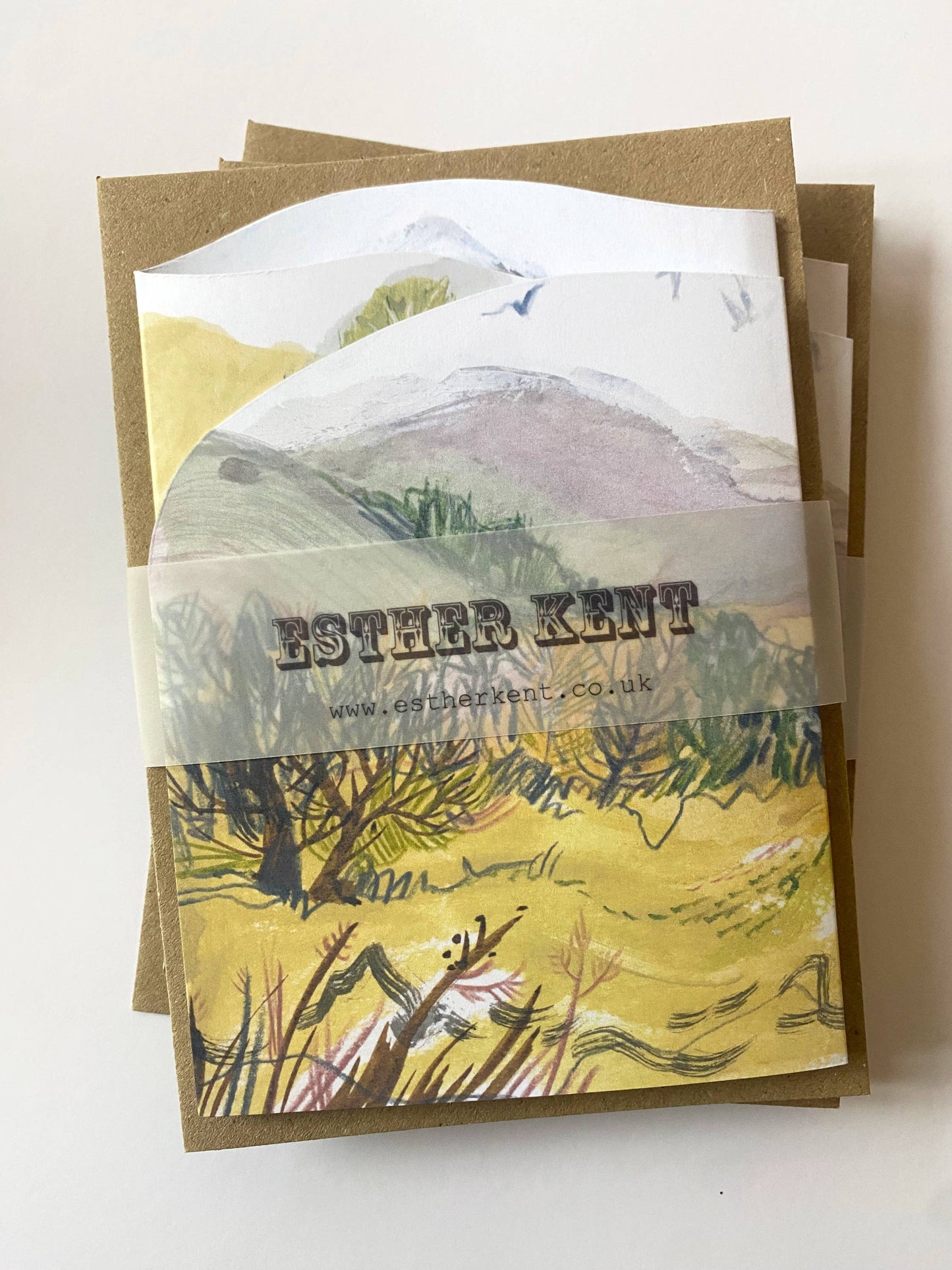 Esther Kent Design - Hill & Glen Concertina Card
