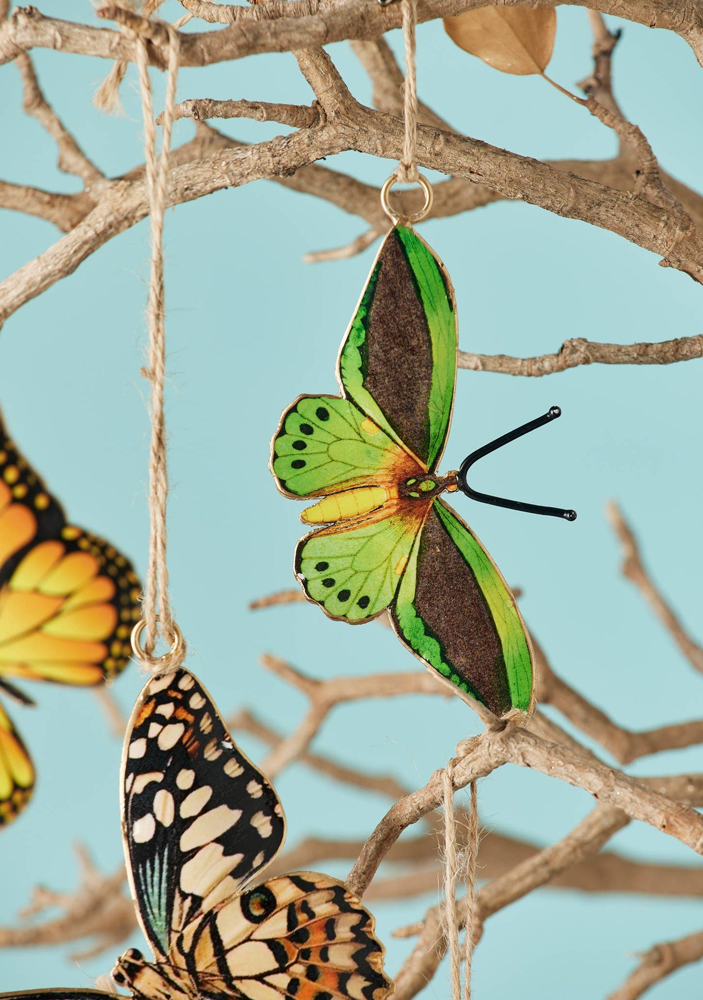 Namaste - Butterfly Metal Decoration