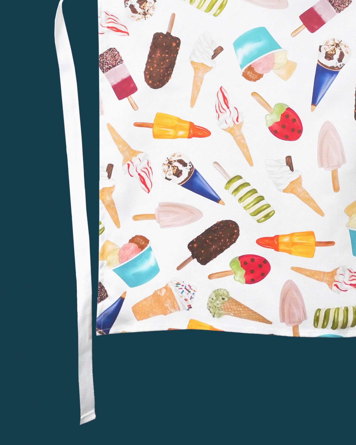 Ice Cream Apron - British Made - 100% Cotton Apron - Funny