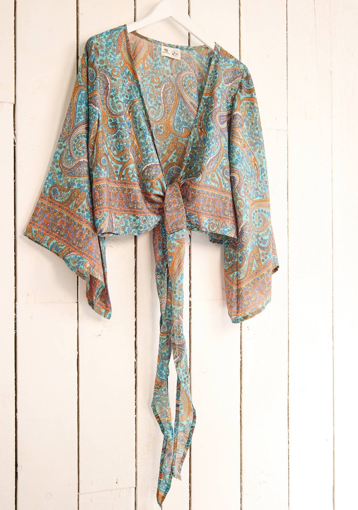 Namaste - Recycled Sari Wrap Top