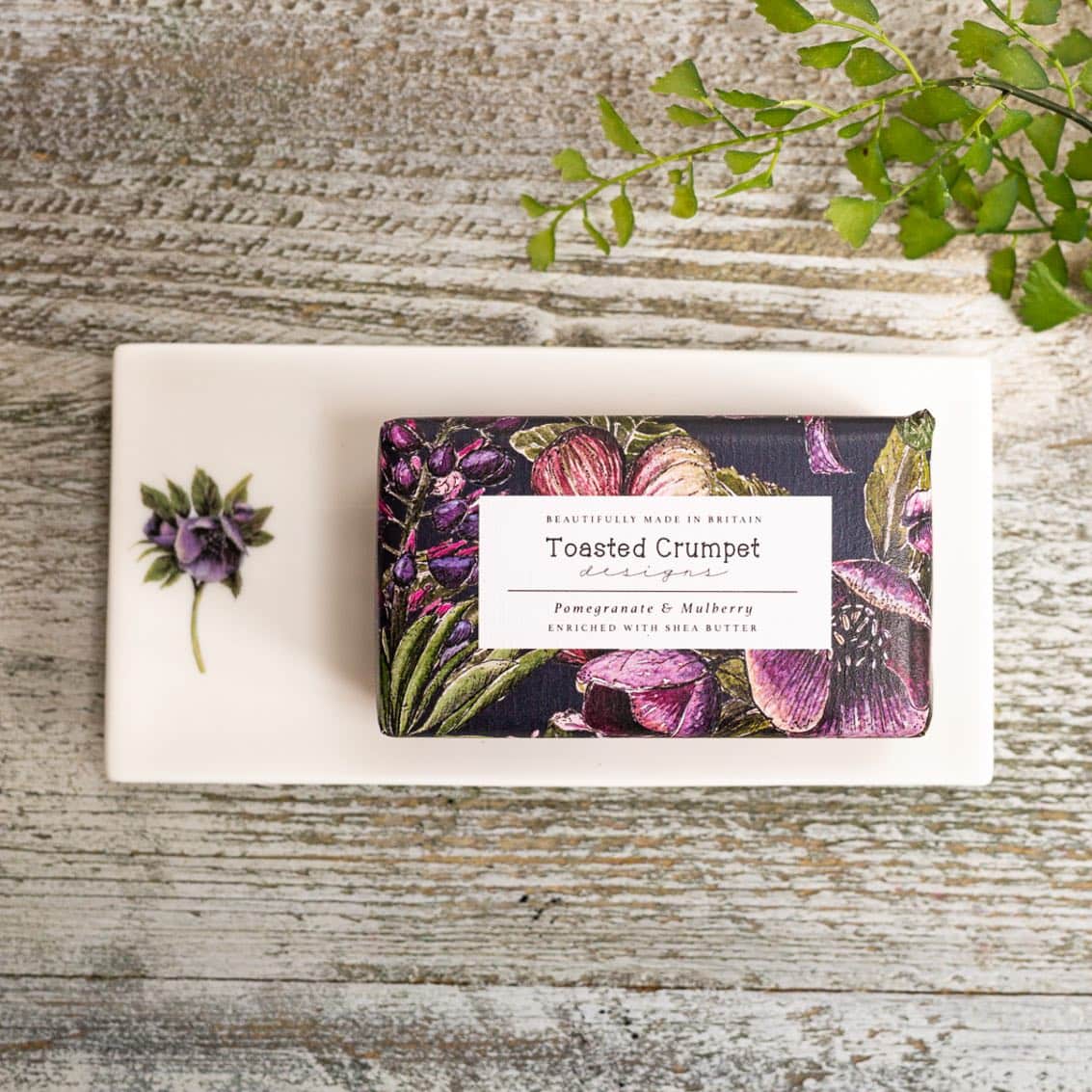 Toasted Crumpet - Pomegranate & Mulberry Soap (Mulberry Collection)