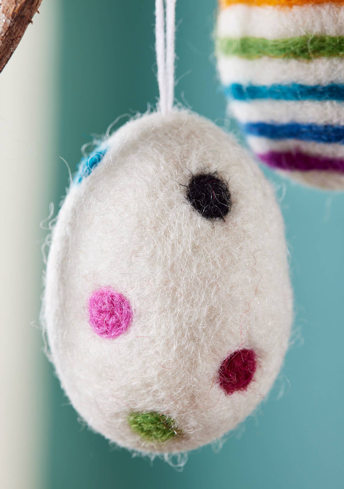 Namaste - 1Felt Rainbow Egg Decoration