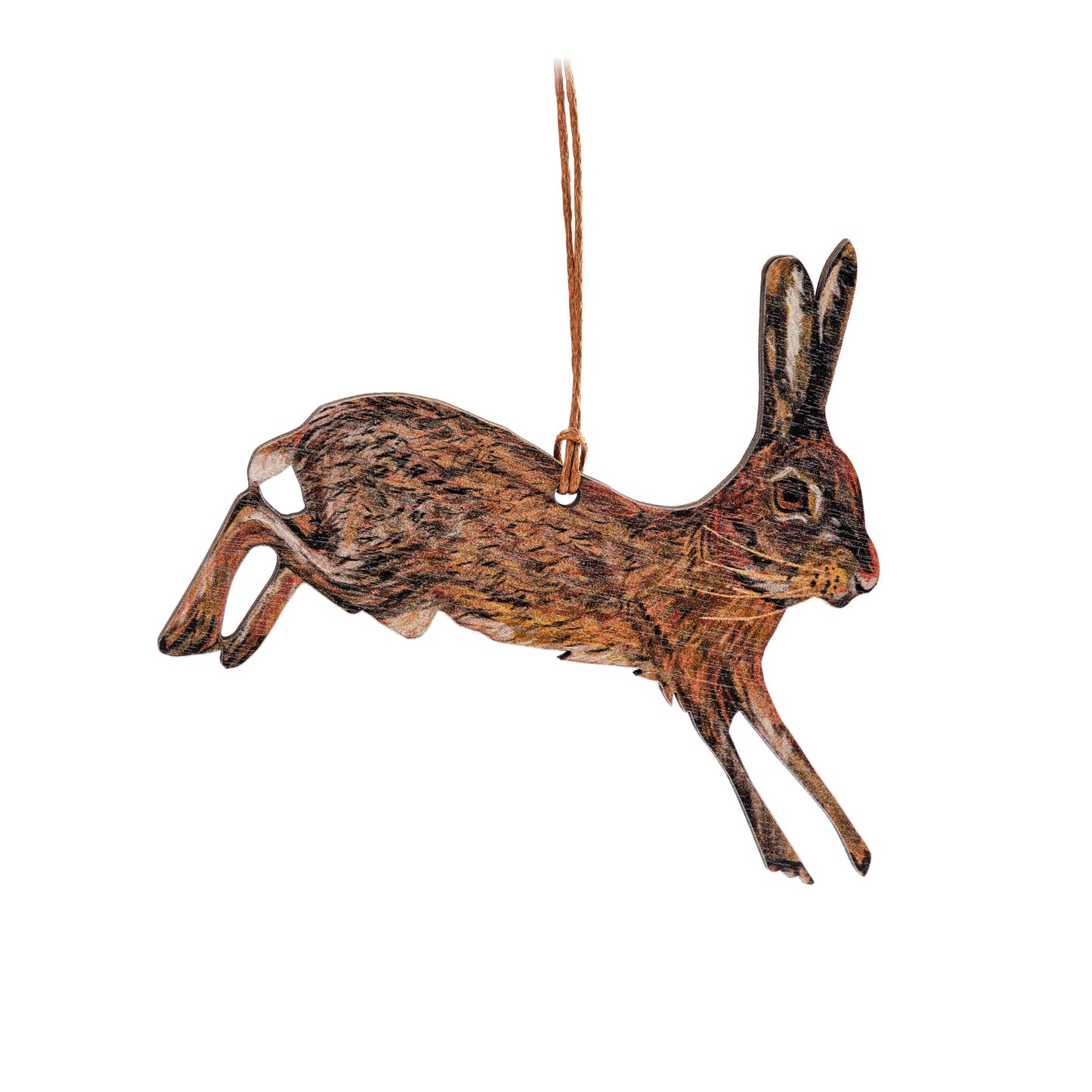 Clare O’Neill Artworks - Leaping  hare birch plywood decoration