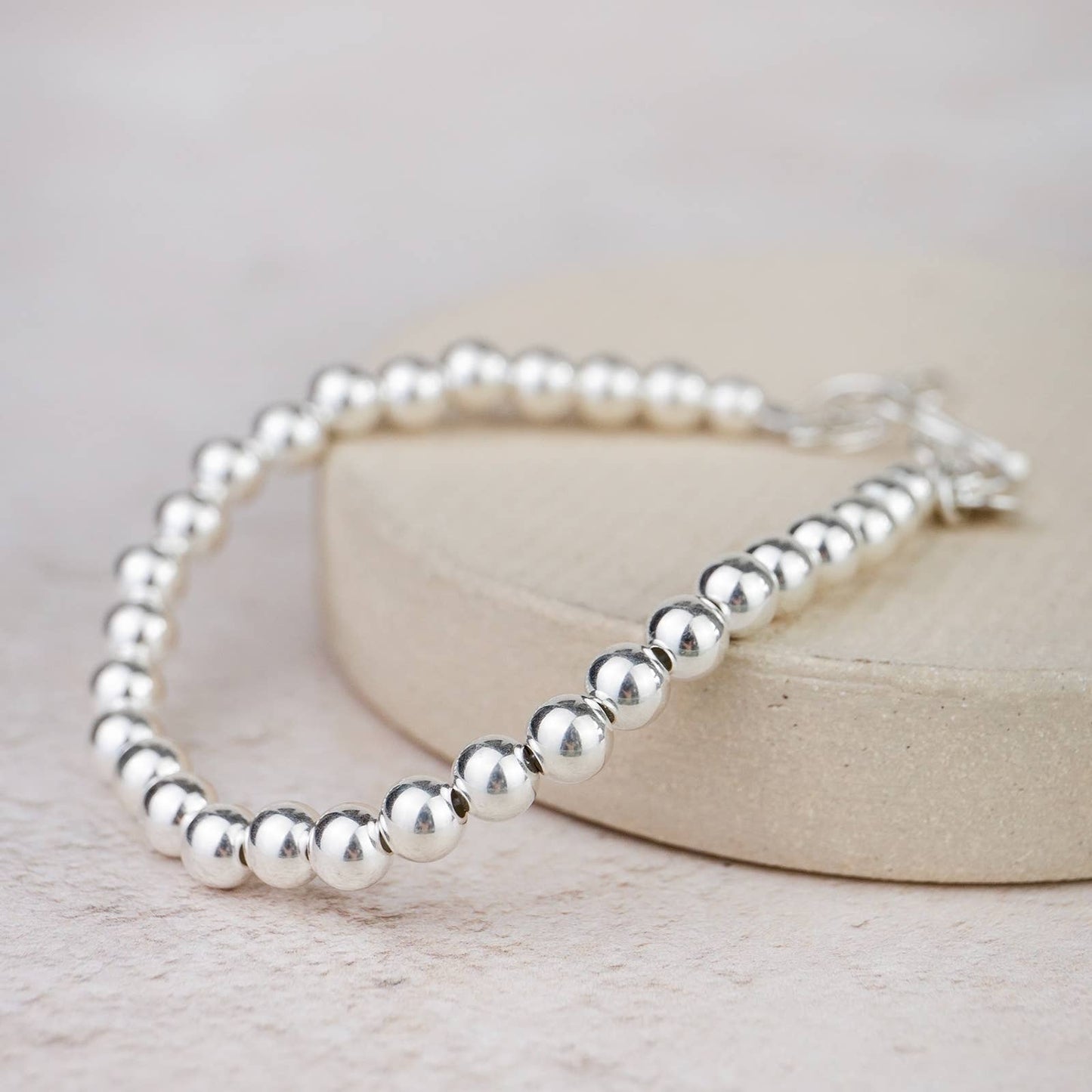 Lucy Kemp Jewellery - Sterling Silver Bead Bracelet
