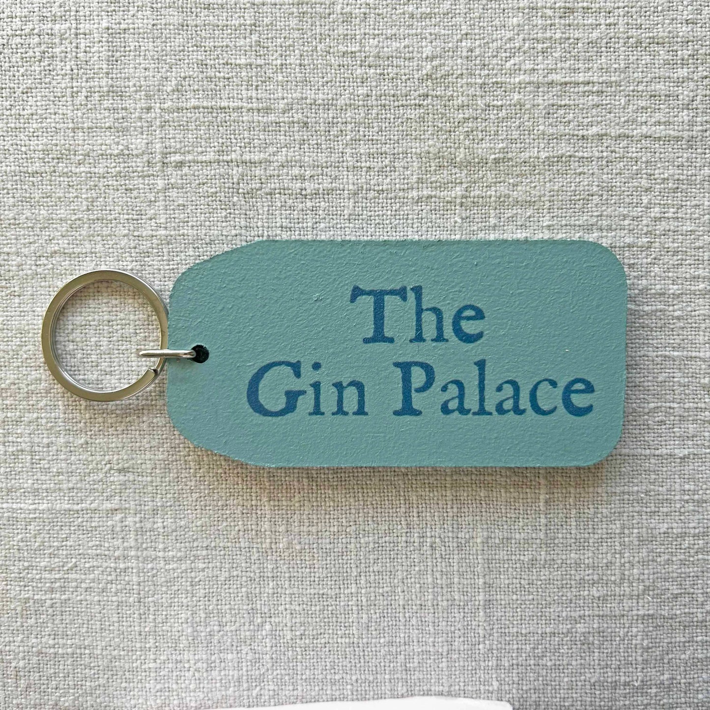 The Wooden Postcard Company - The Gin Palace - Wooden Key Tag