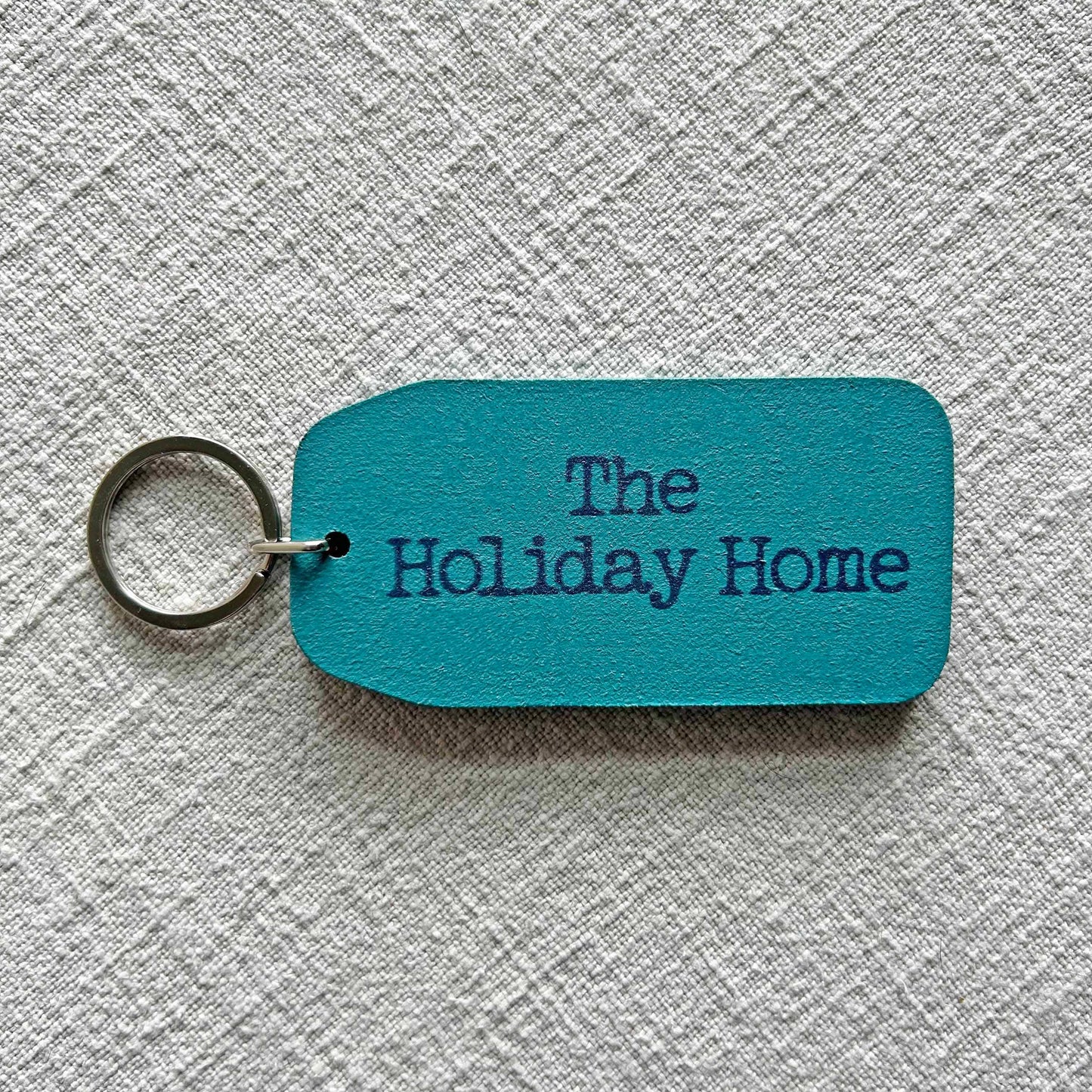 The Wooden Postcard Company - THE HOLIDAY HOME Wooden Key Tag