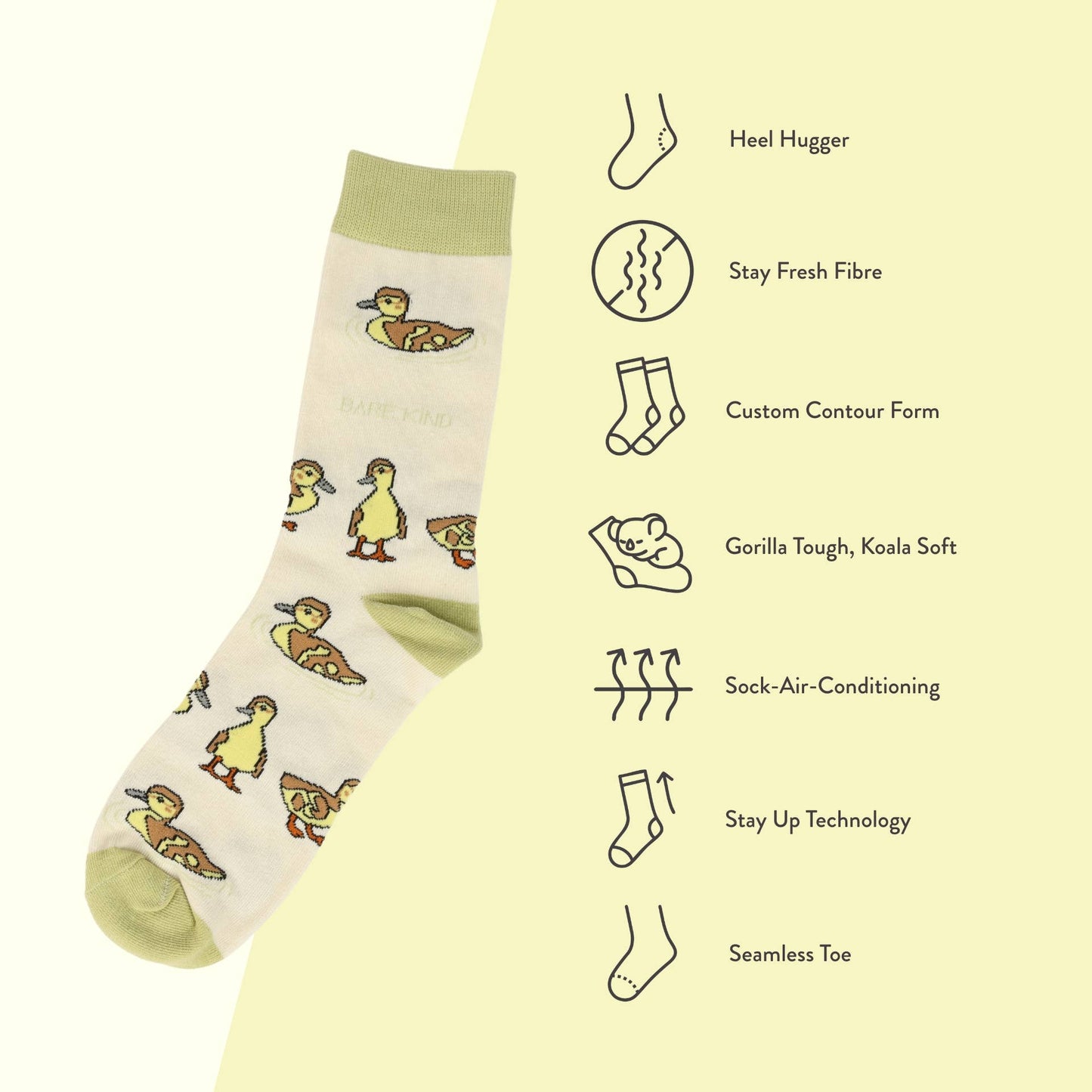 Bare Kind - Ducklings Socks