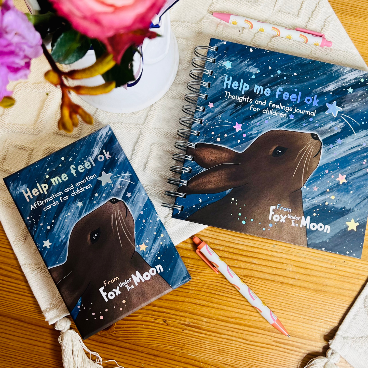 Fox under the Moon - Children's Journal for Feelings & Emotions