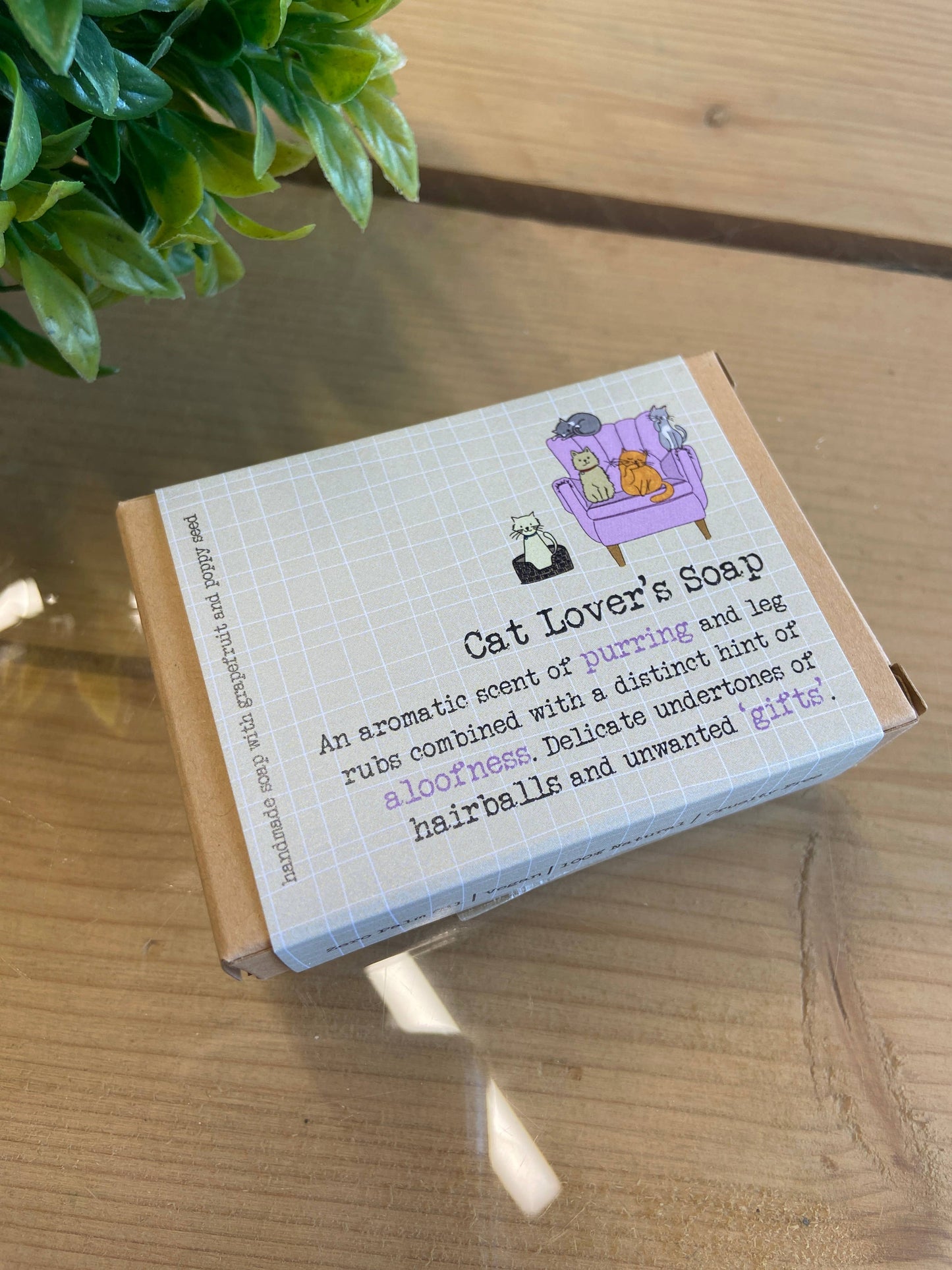 Dandelion Stationery - Cat Lover's Soap - Humorous Soap Gift
