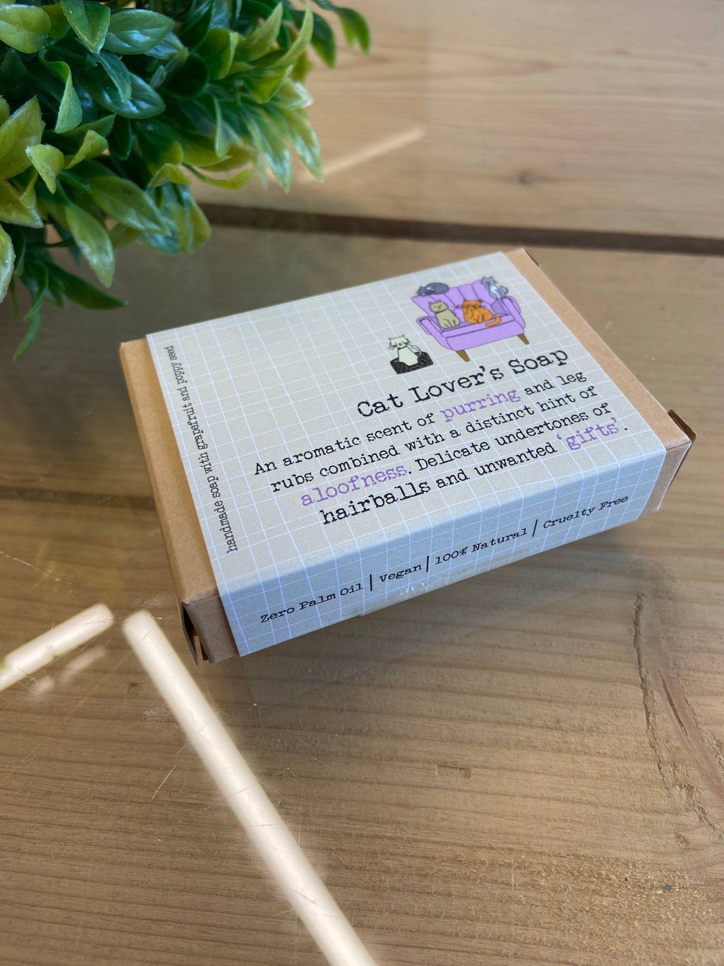 Dandelion Stationery - Cat Lover's Soap - Humorous Soap Gift