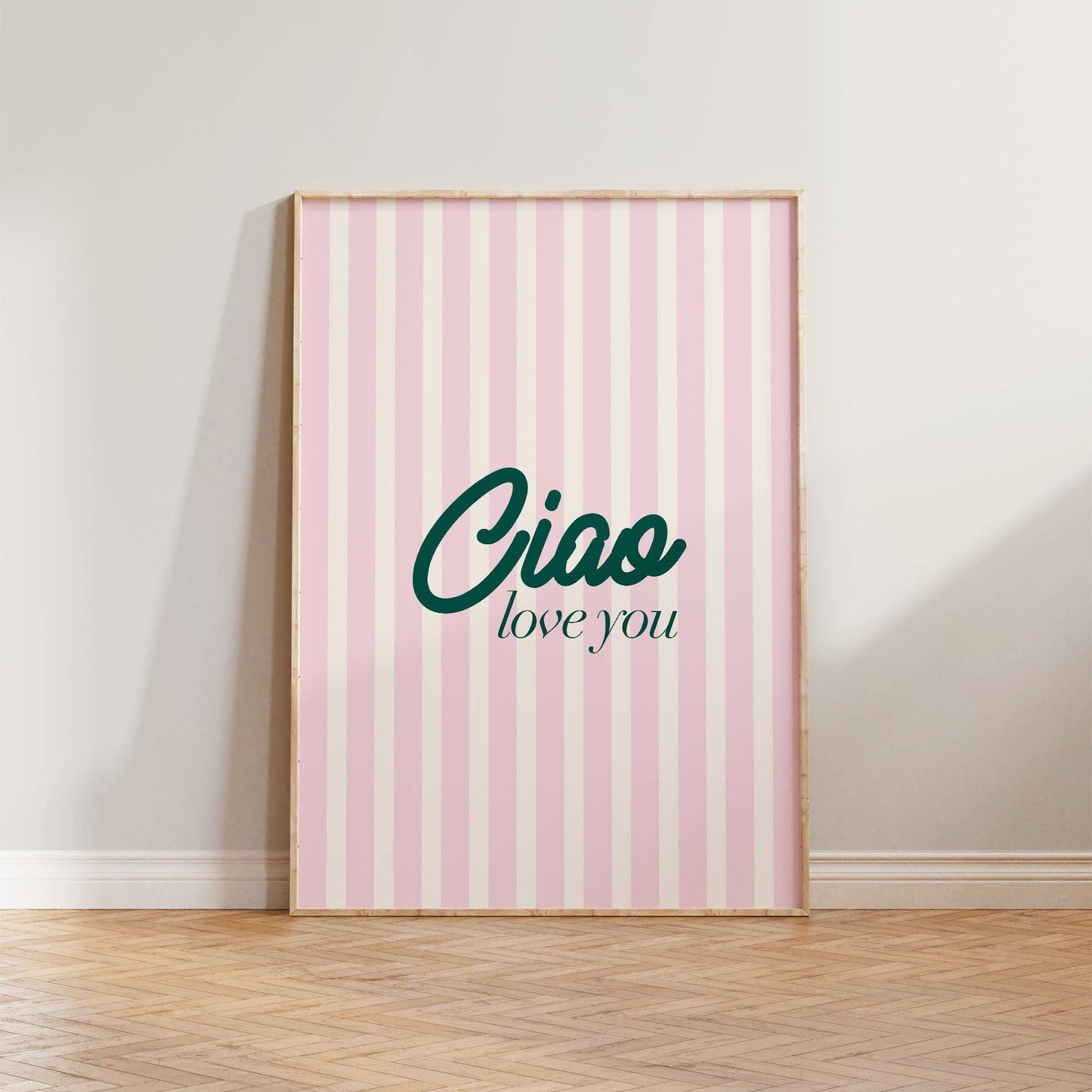Lune Club - Ciao Love You Hallway Stripe Print
