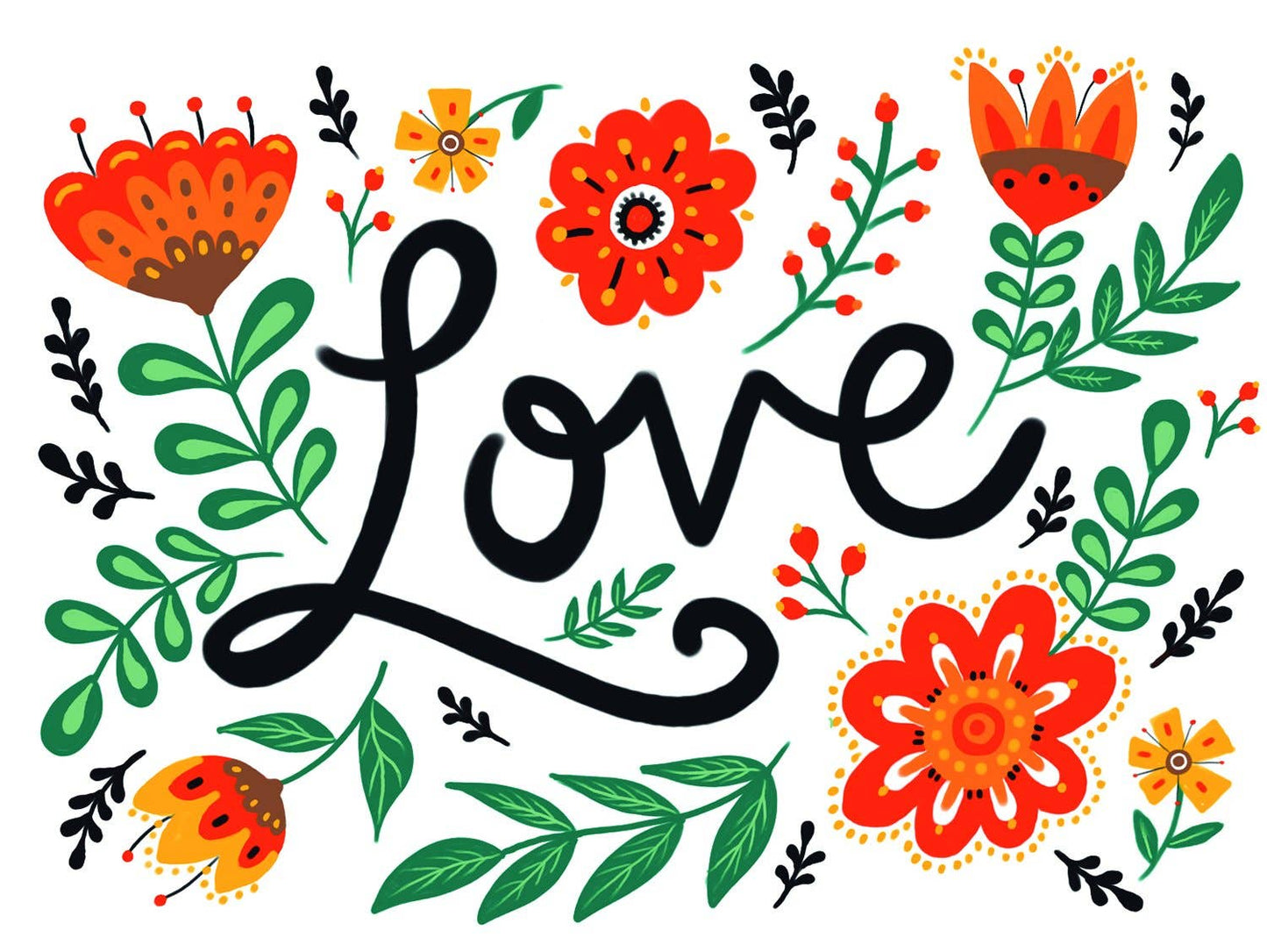 Lomond Paper Co - Love Folk Card