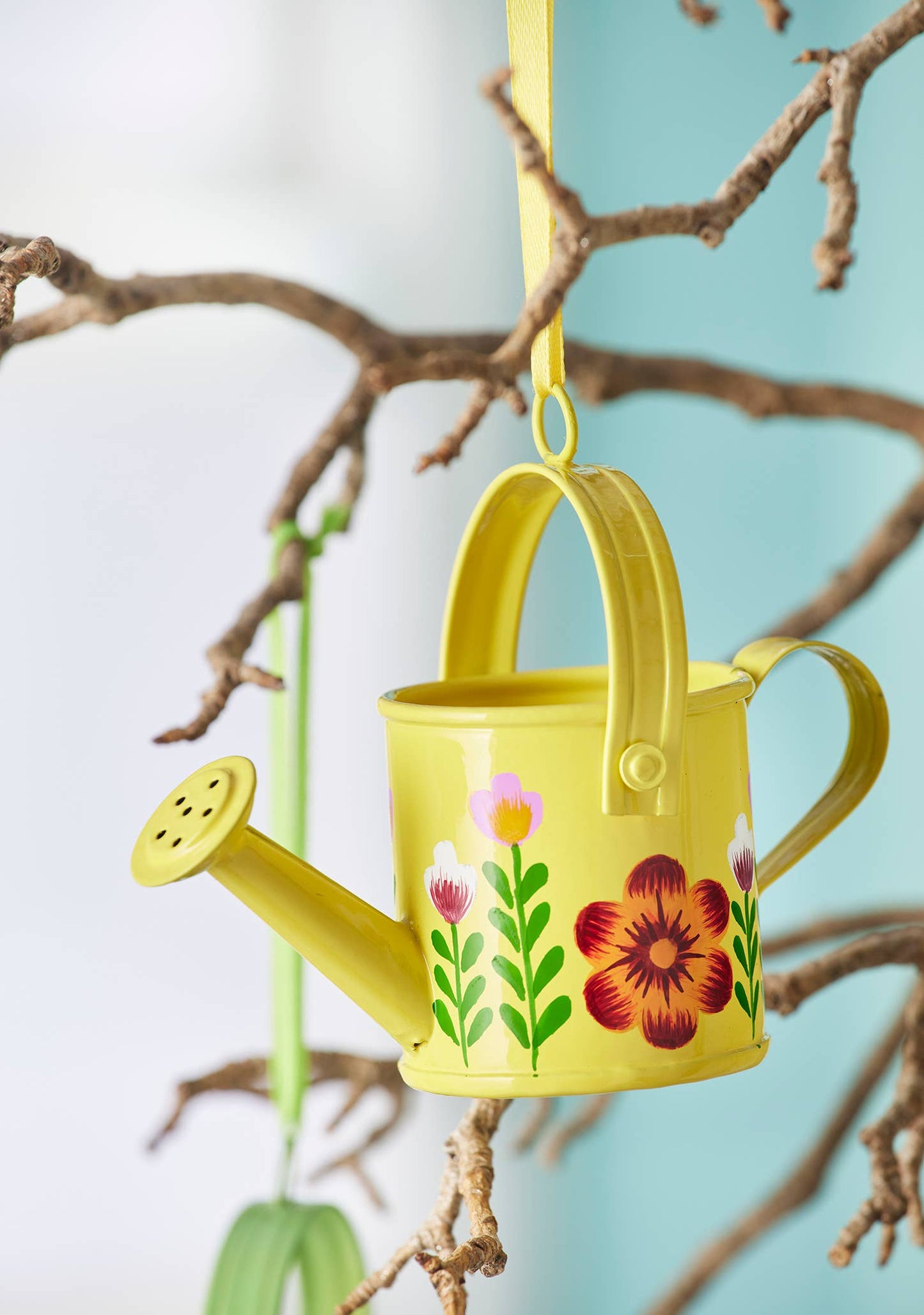 Namaste - Hand painted Mini Watering Can Decoration