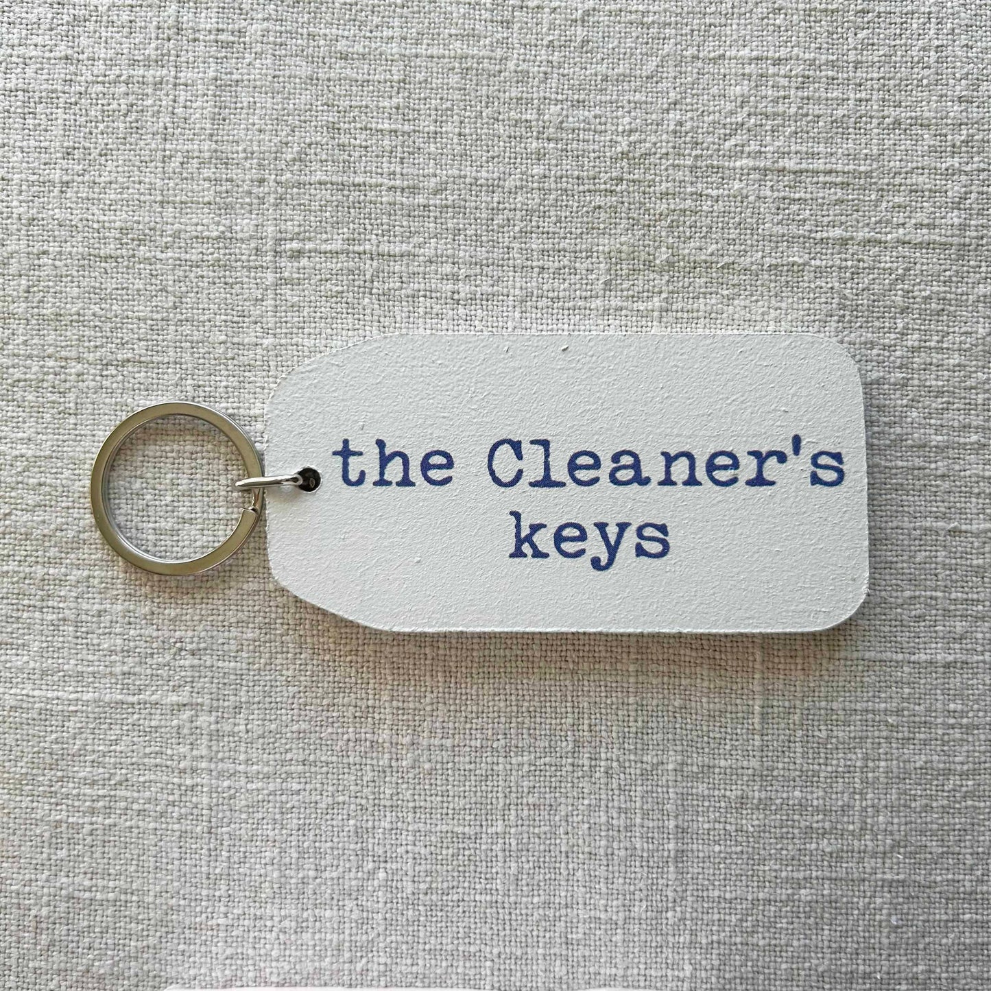 The Wooden Postcard Company - The Cleaner's Keys - Wooden Key Tag