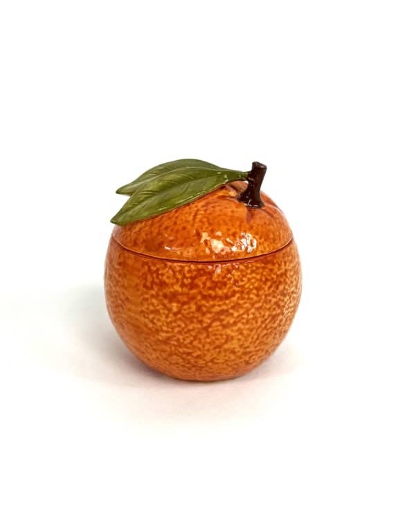 McGowan & Rutherford Ltd - Ceramic Orange Storage Jar
