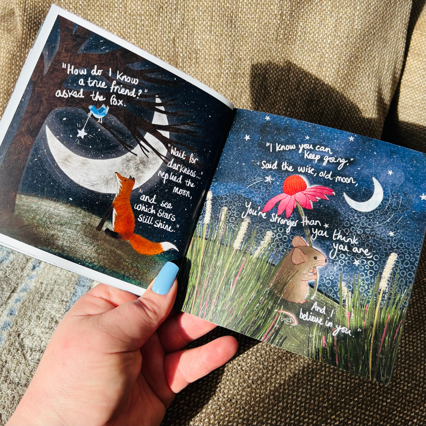 Fox under the Moon - Hug In A Book mini book