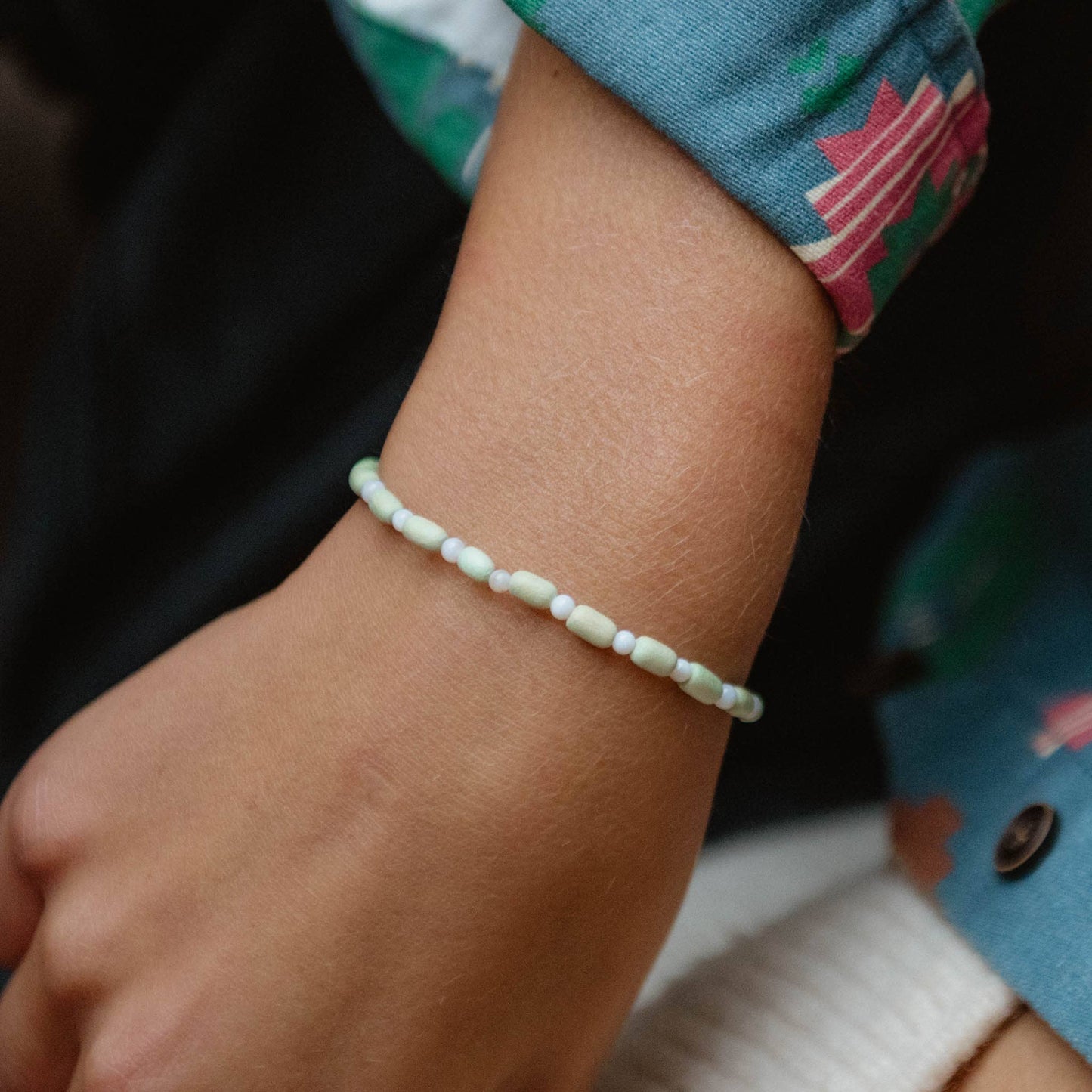 Pineapple Island - Kilauea Wood Beaded Bracelet, Surf, by Pineapple Island - WBB-001