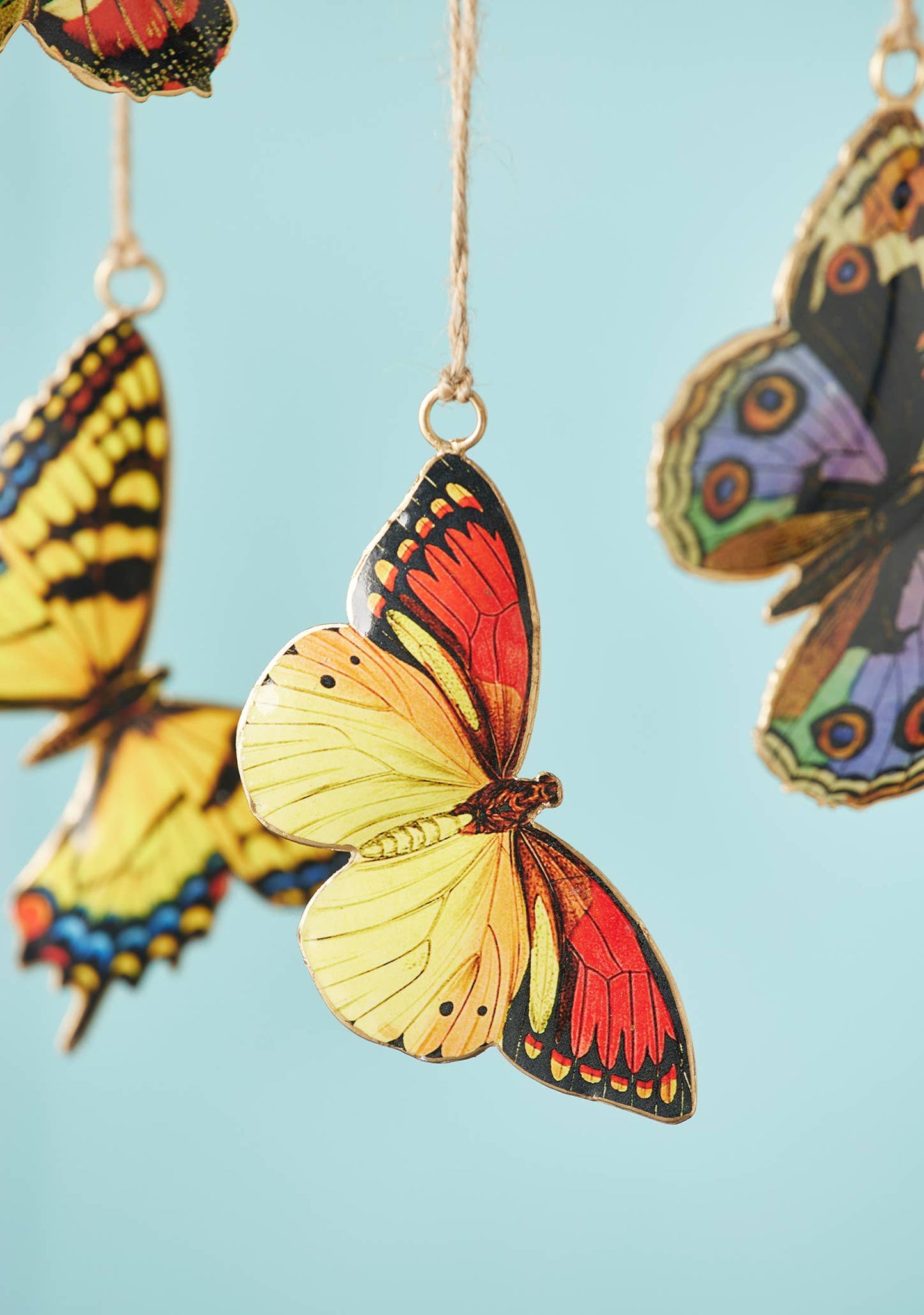Namaste - Butterfly Metal Decoration