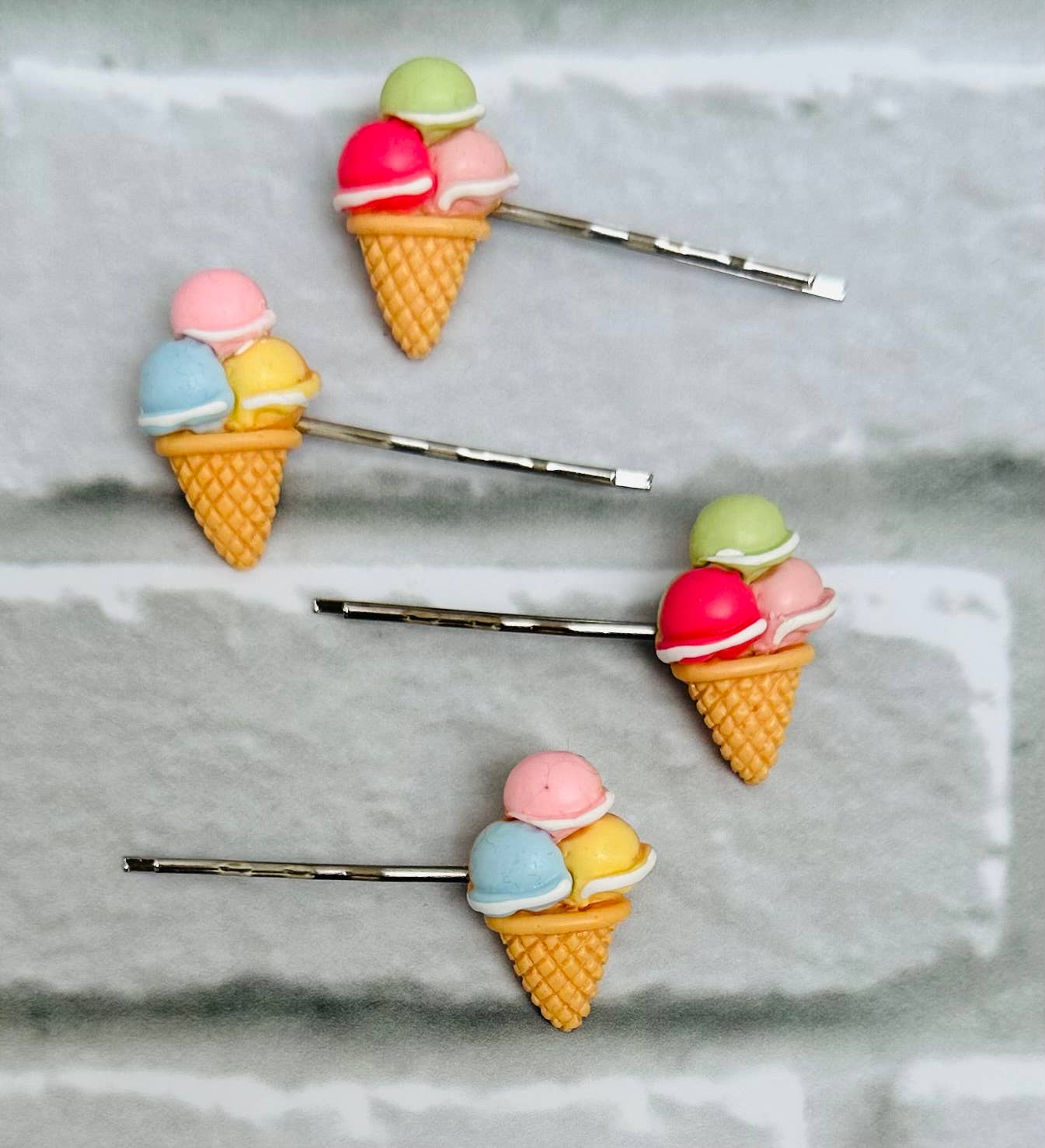 Jewells - Resin Ice Cream Hairgrip
