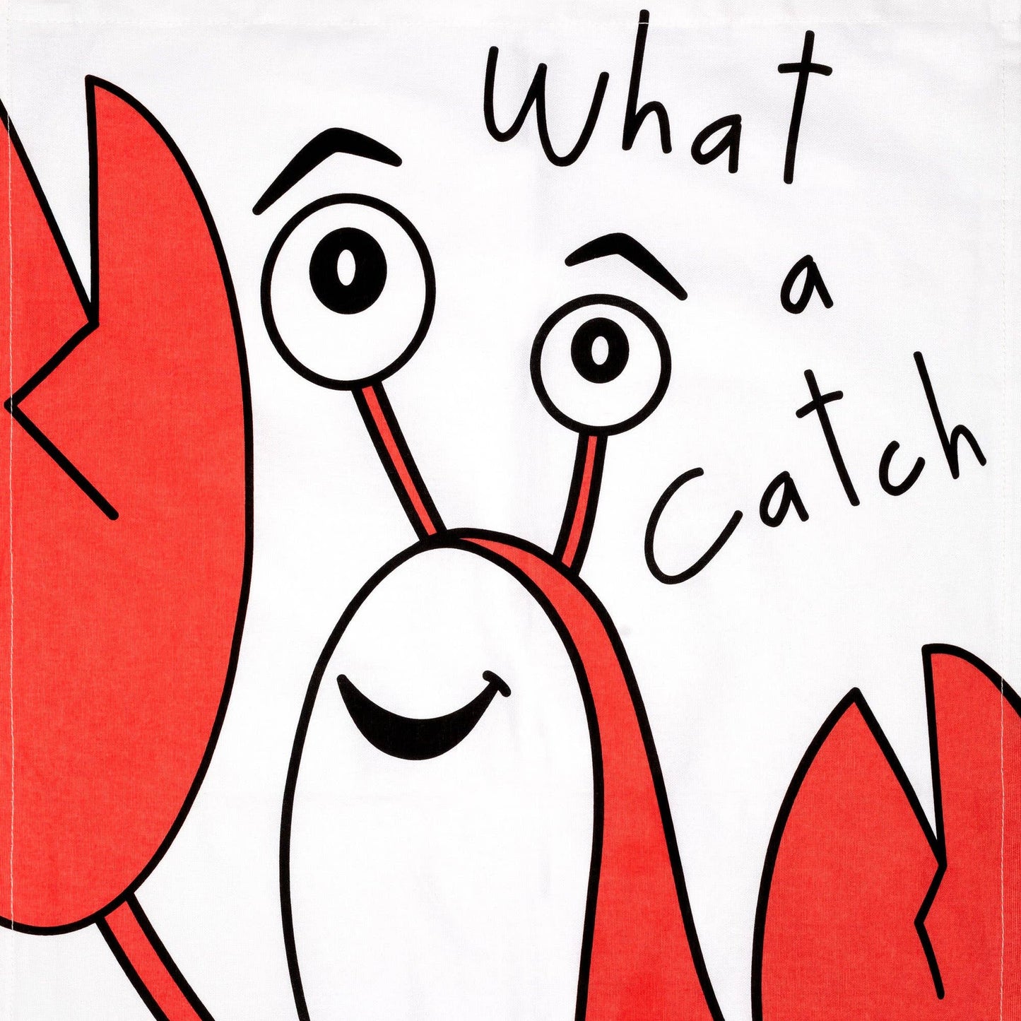 Gone Crabbing - What a Catch Tea Towel