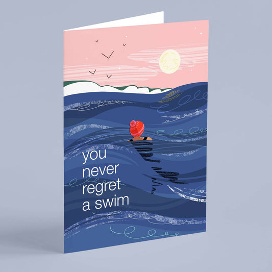Onneke - You Never Regret a Swim Greeting Card