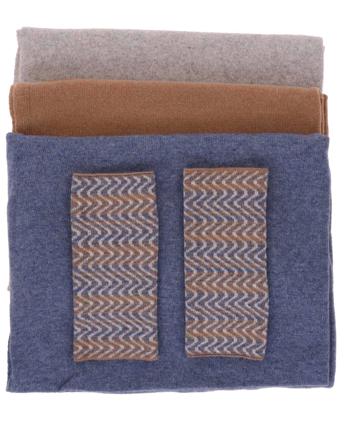 Cadenza Italy Ltd - Cashmere Blend Ripple Wrist Warmers