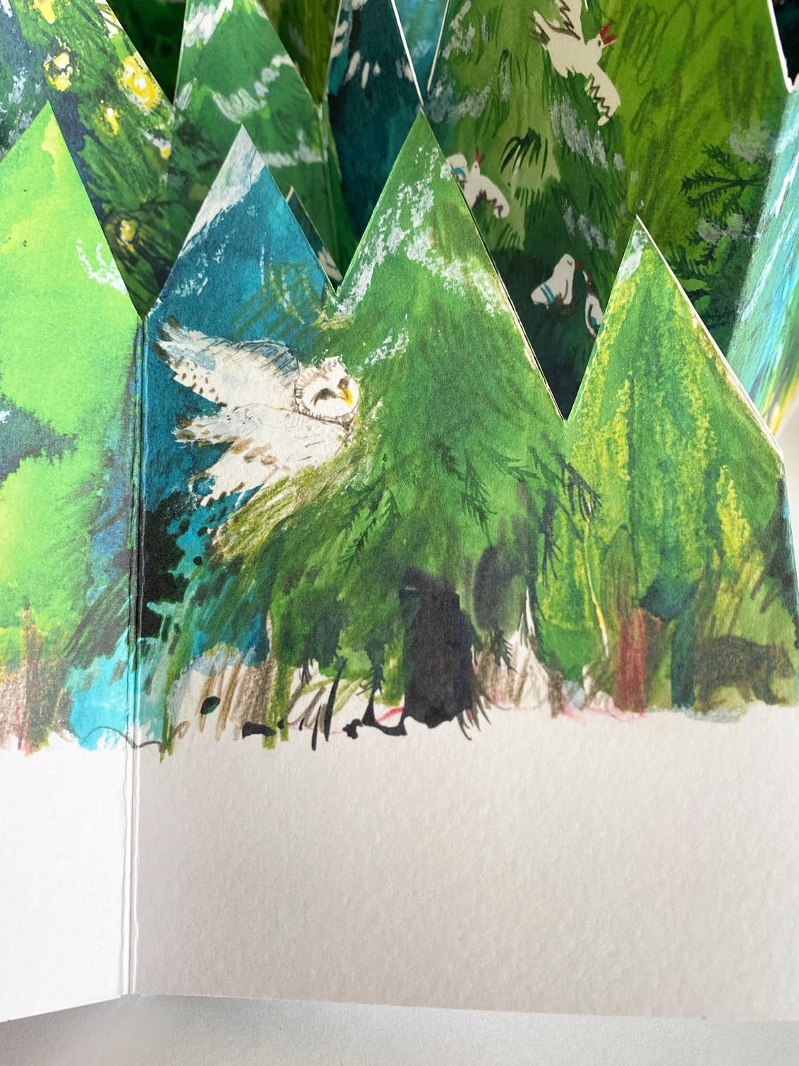 Esther Kent Design - Enchanted Forest Hand-finished Concertina Card