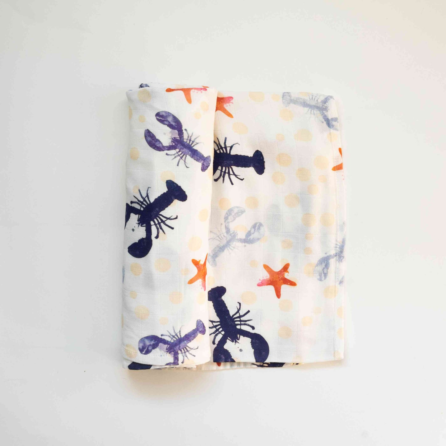 Beach Born Salcombe Ltd Lobster Muslin Swaddle