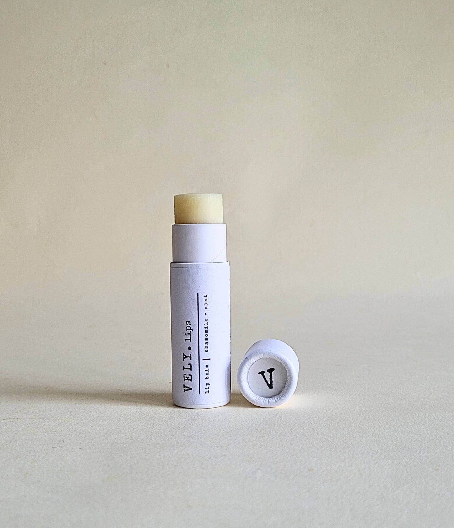 The Vely Soapery - Natural Vegan Lip Balm With Chamomile Extract and Mint