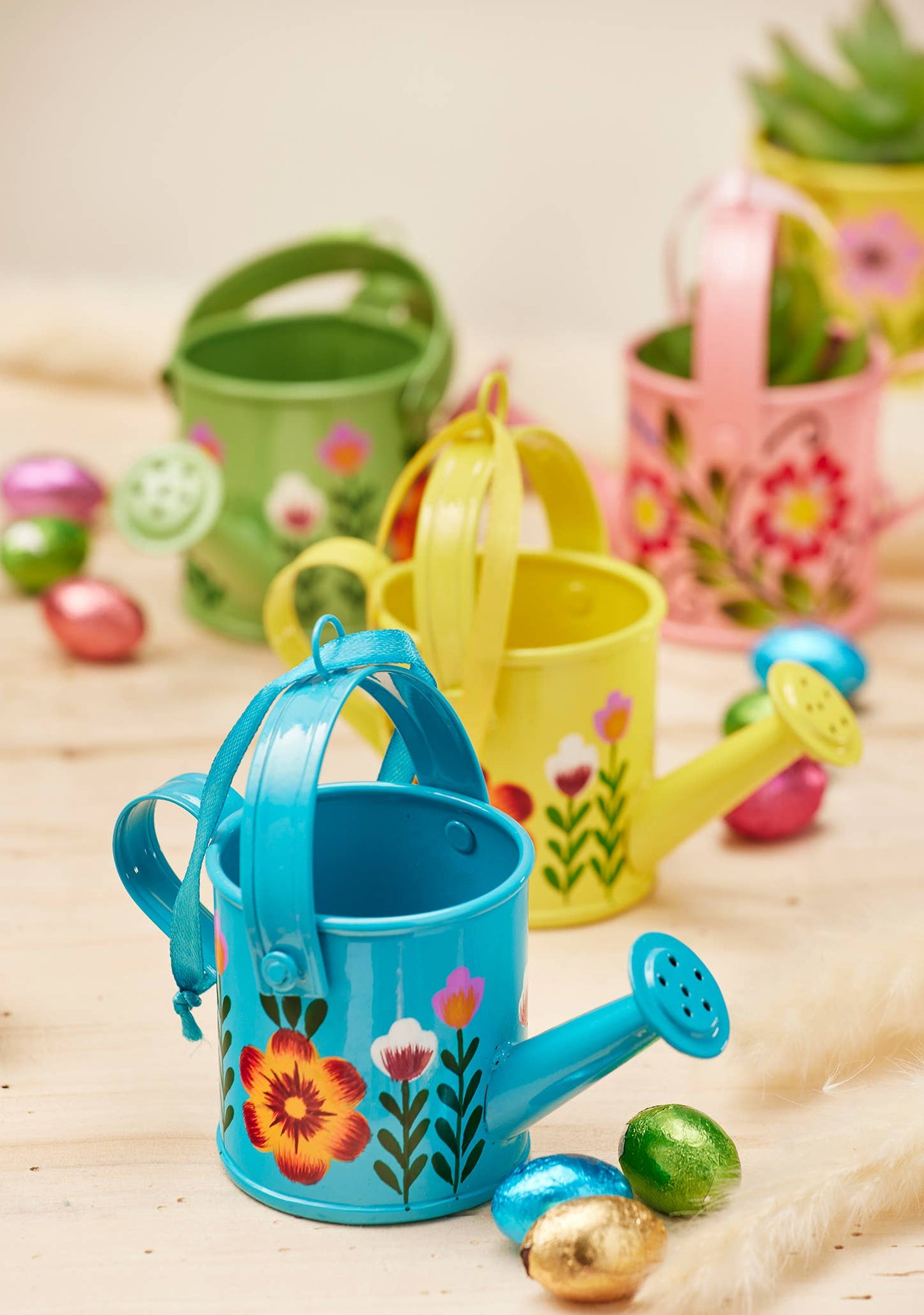 Namaste - Hand painted Mini Watering Can Decoration