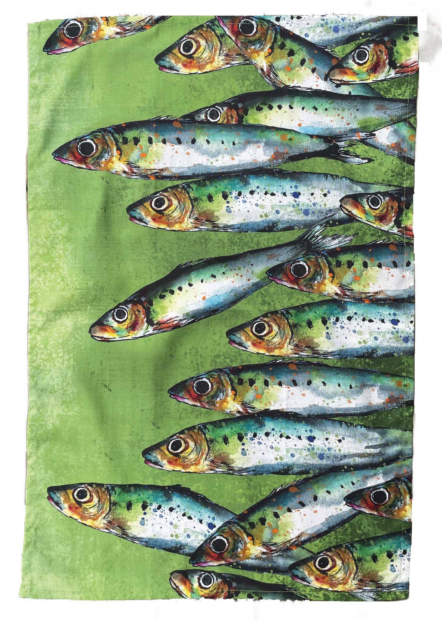Sardines Tea Towel