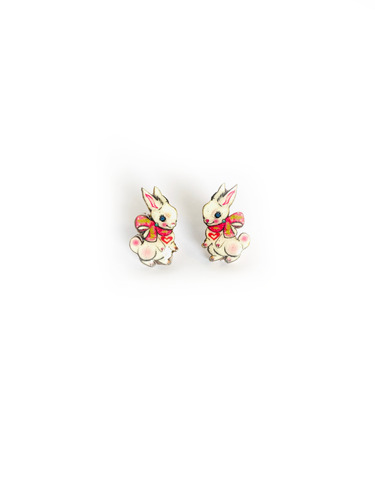 Rosie Rose Parker - Rabbit bunny studs