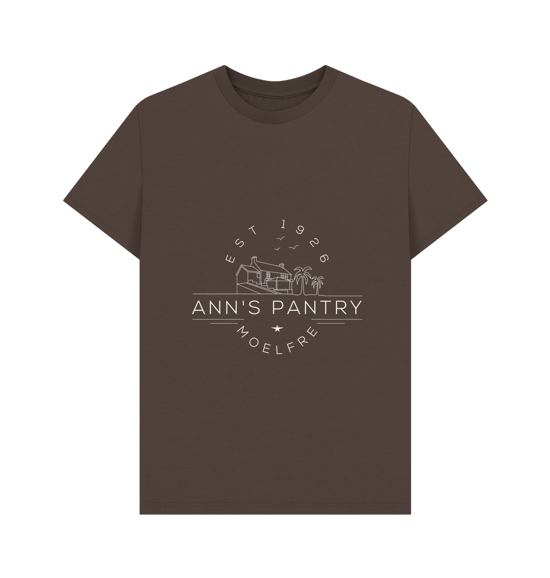 Chocolate Ann's Pantry Unisex Logo 1 T-shirt