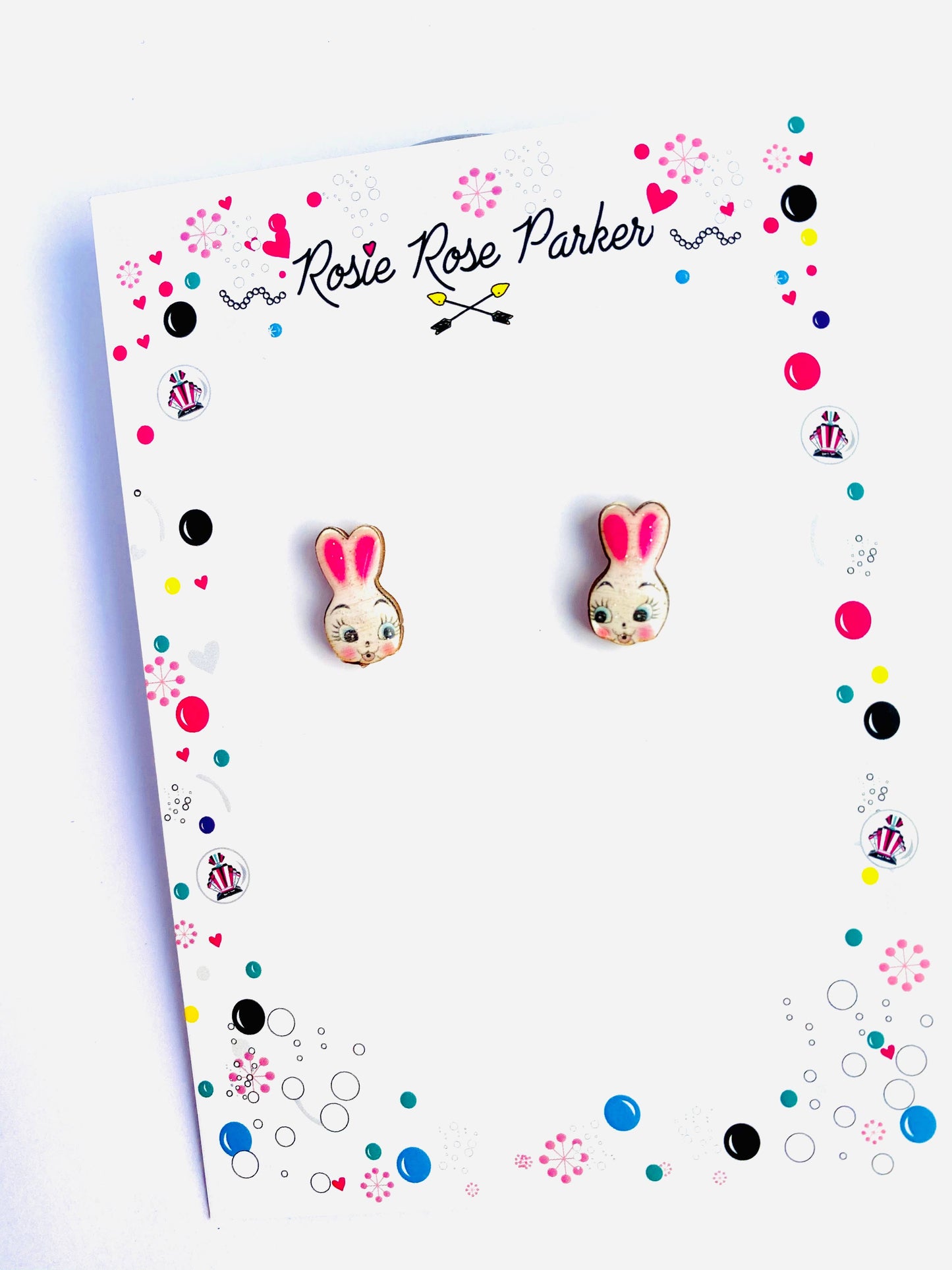 Rosie Rose Parker - Bunny Easter earrings