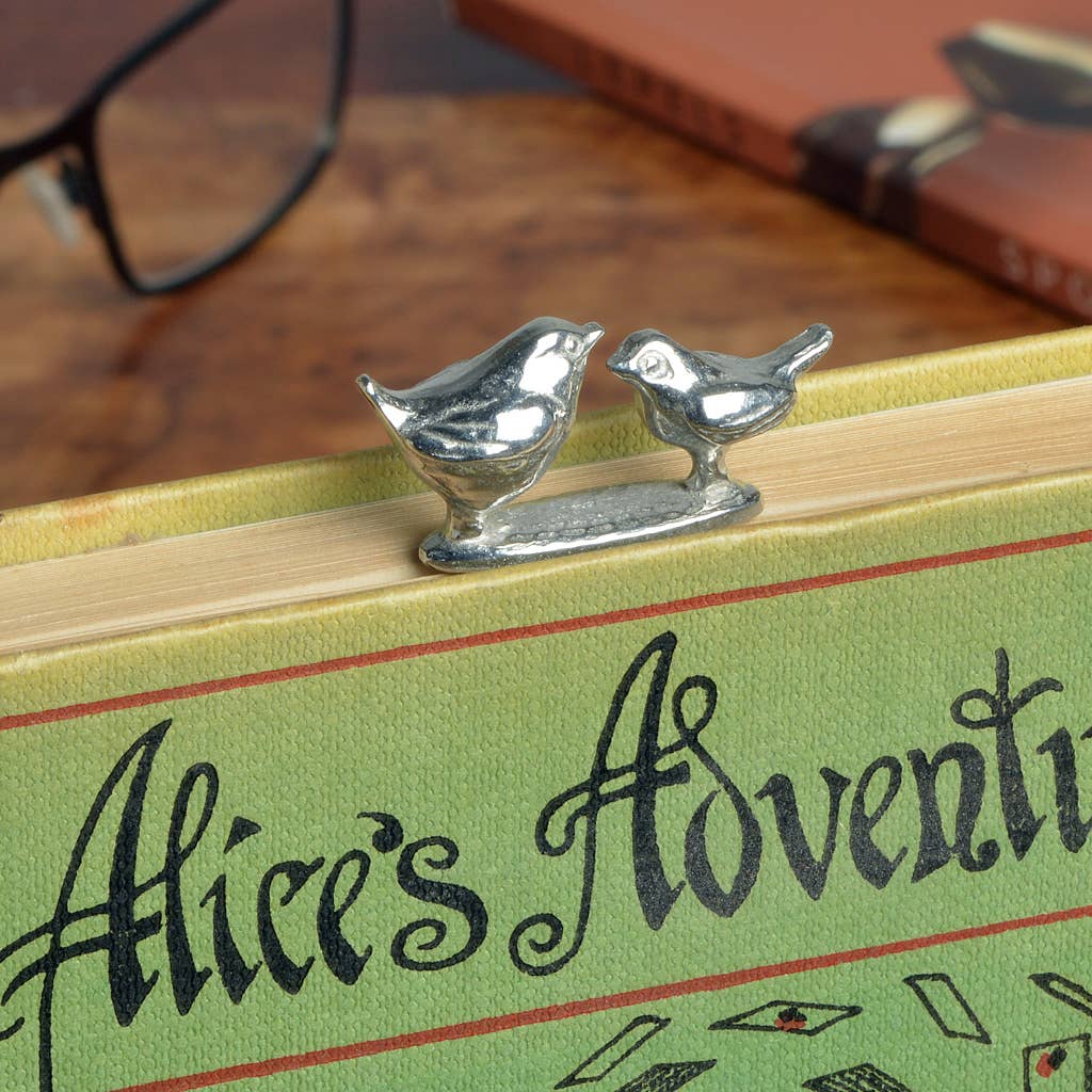Bird Watchers Pewter Bookmark- Engravable By The Retailer