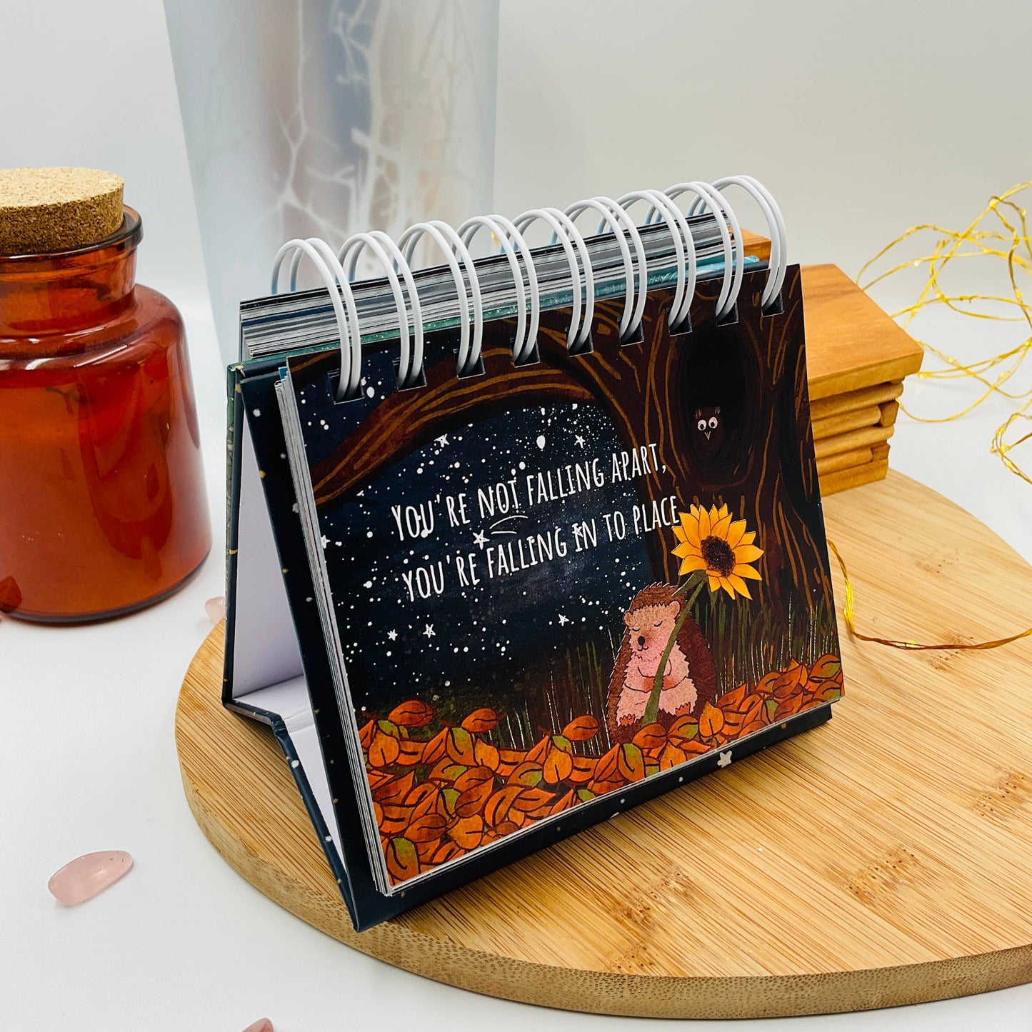 Fox Under The Moon - Thought For The Day: 366 Desktop Quotes - UNDATED