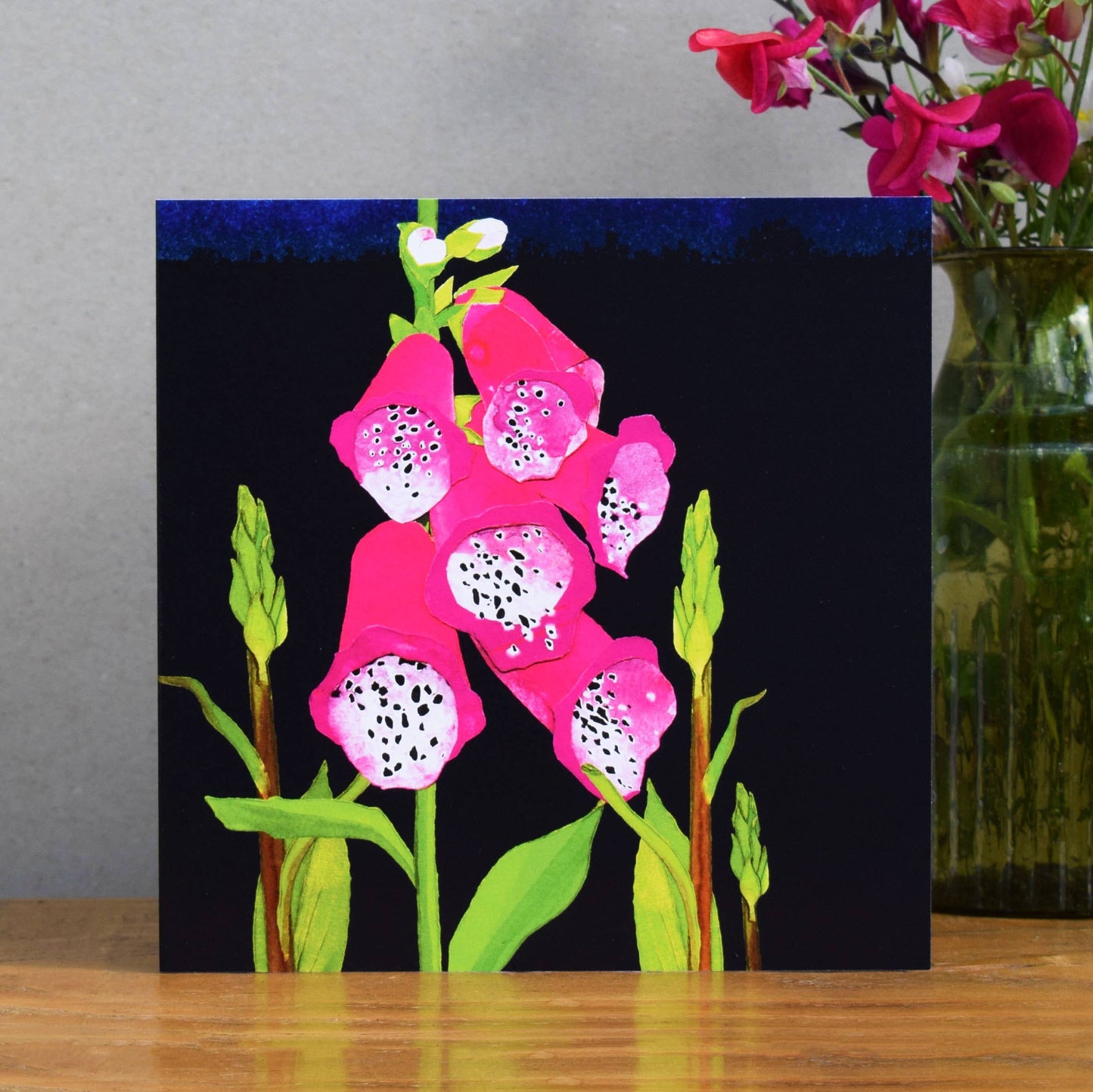 Windsock Press - Foxglove Card