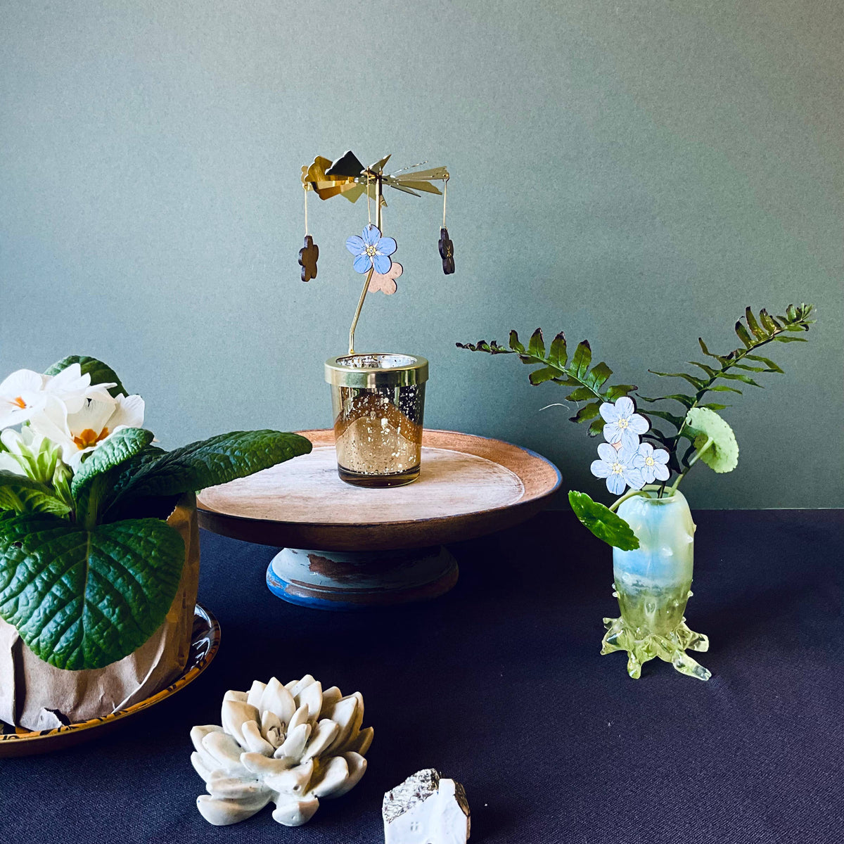 Flora Candle Carousel with a choice of 7 decorations