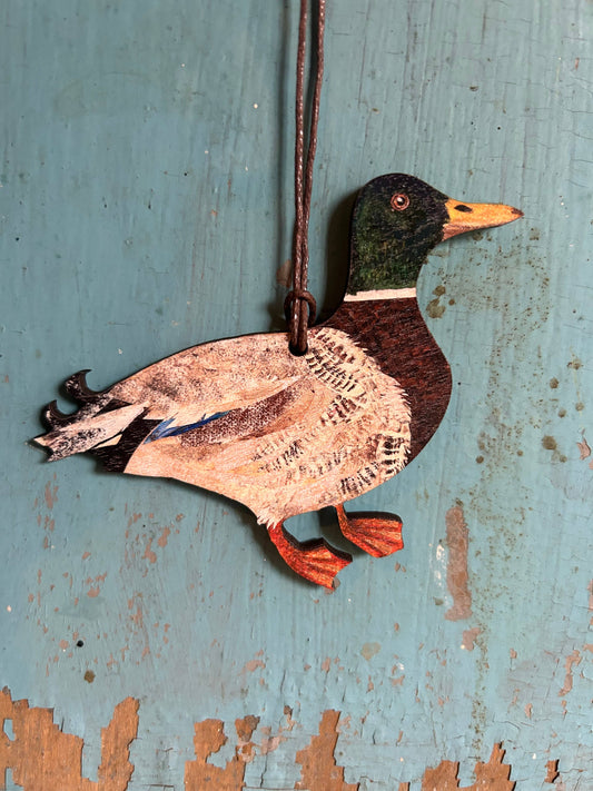 Clare O’Neill Artworks - Mallard birch plywood decoration 