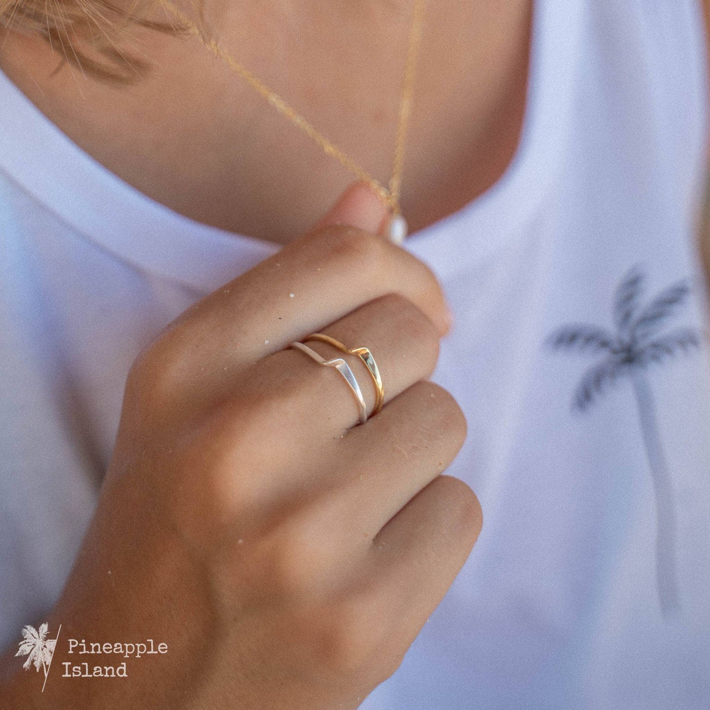 Pineapple Island - Turning Tides Ring, Adjustable Ring by Pineapple Island - ST-110