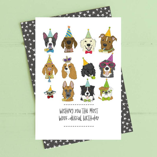 Dandelion Stationery - Woof-derful Birthday - Greetings Card